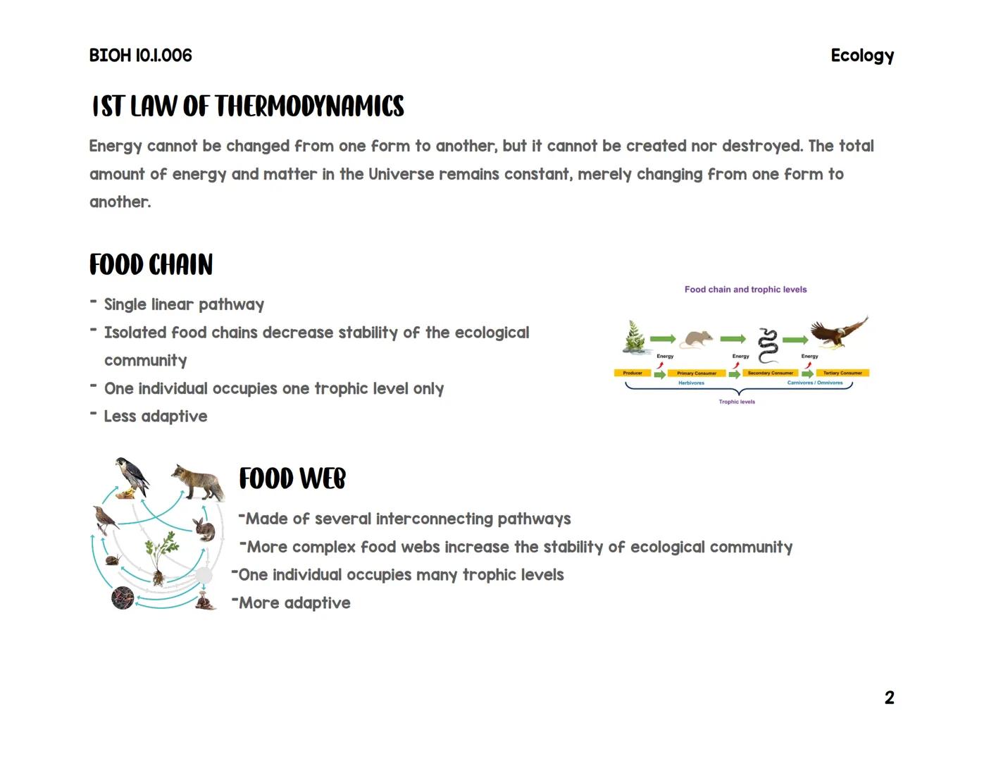 BIOH 10.1.006

# Food Webs & Energy Pyramids

# VOCABULARY

Herbivore: animals that eat only plants

Omnivores: animals that eat both plant 