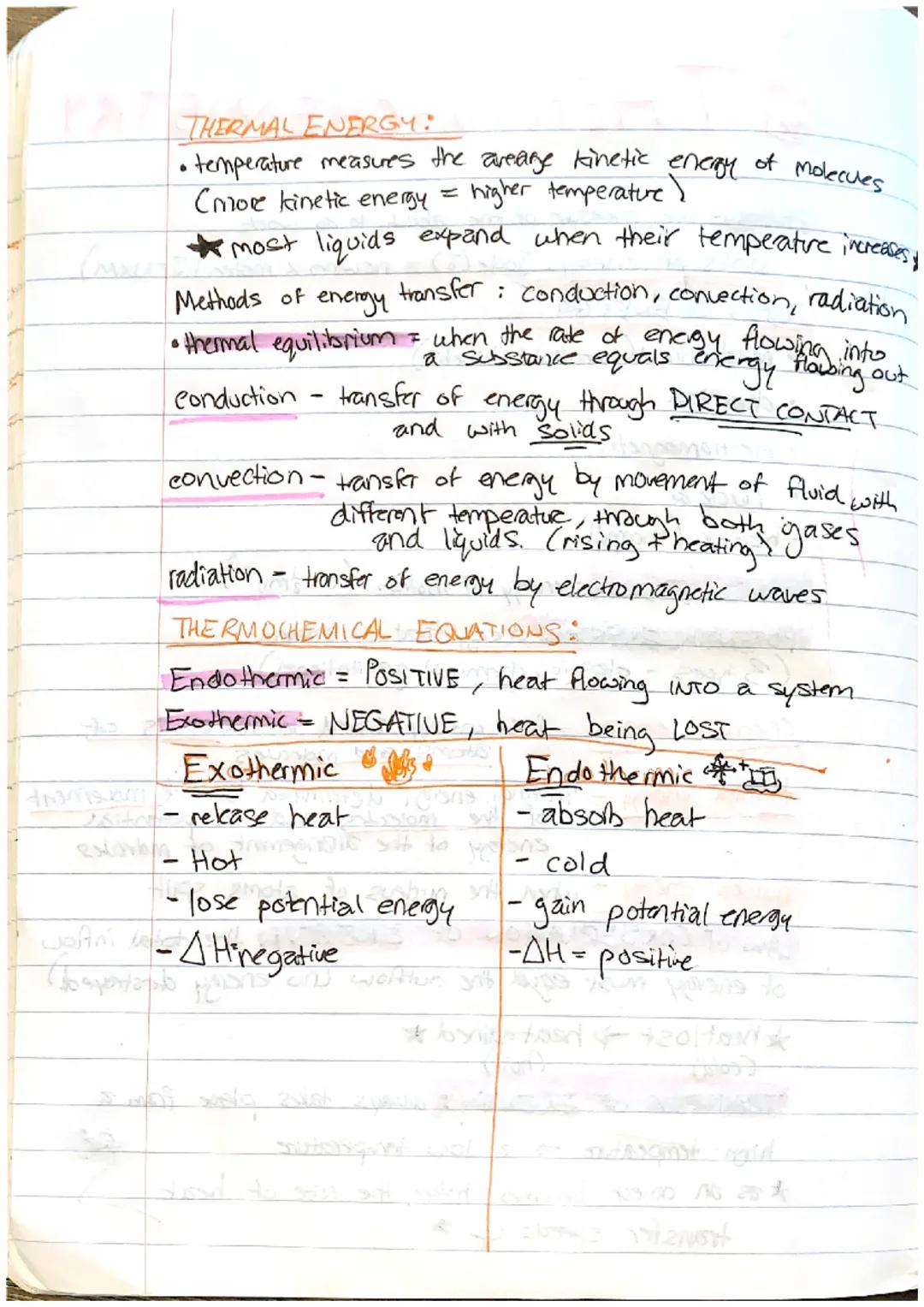 # THERMO-CHEMISTRY

energy- the measure of the ability to do work

units of energy: Jack (5) = newton x meter (J=NXM)

## TYPES OF ENERGY:

