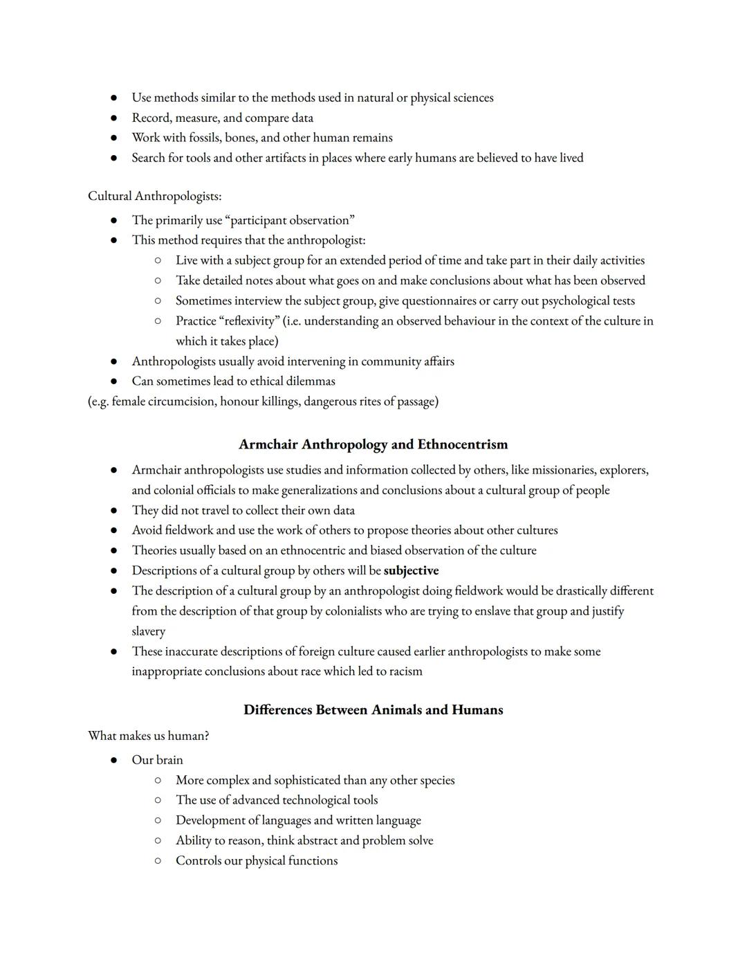 Unit 2: Anthropology

What is Anthropology?

Anthropology is the study of people, past and present, with a focus on understanding the human 