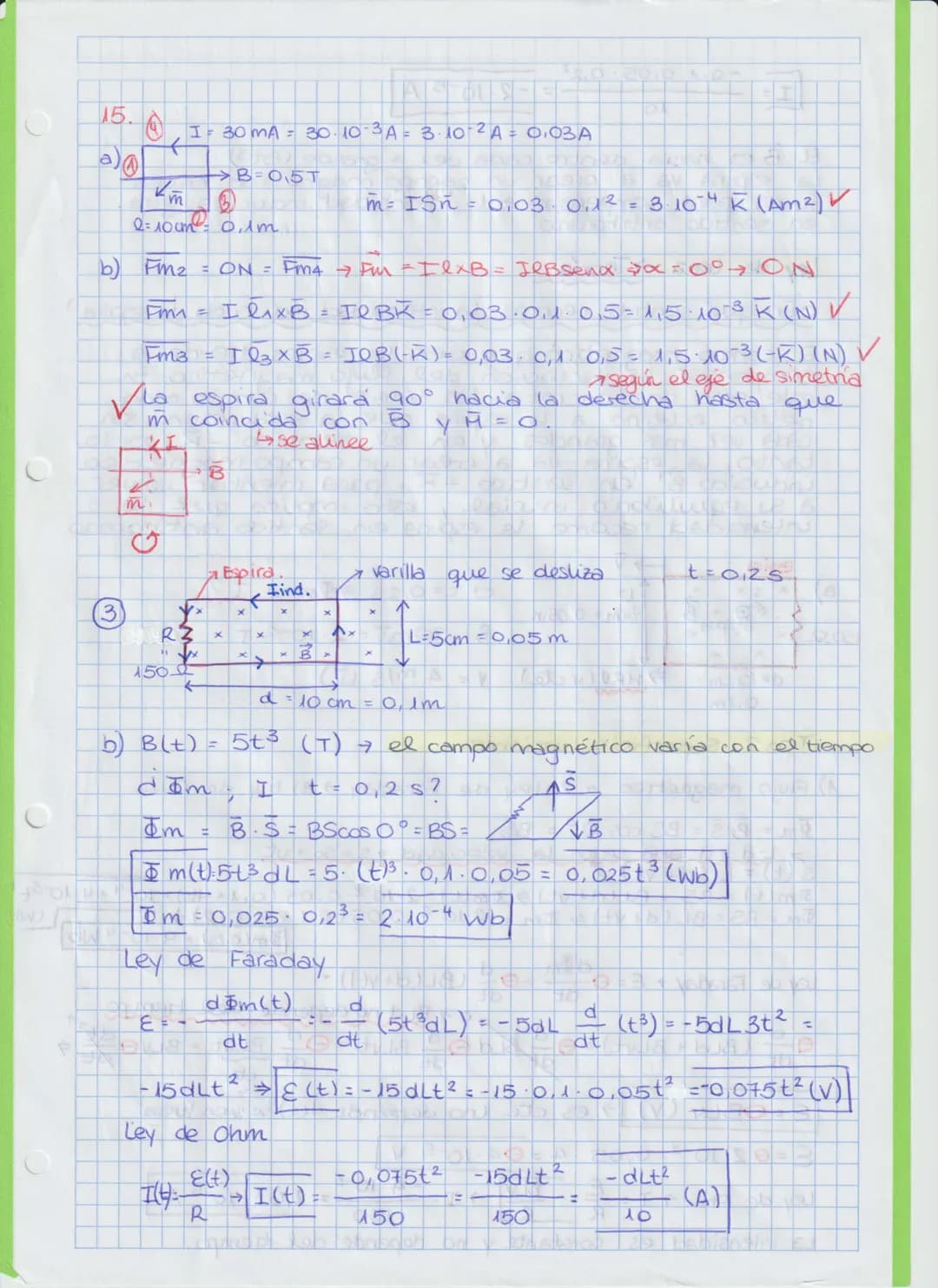 T3 comente eléctrica crea B (Ley de Ampère)
T4 Inducción La variación de & crea comente eléctrica inducida
TEMA 4. INDUCCIÓN ELECTROMAGNÉTIC