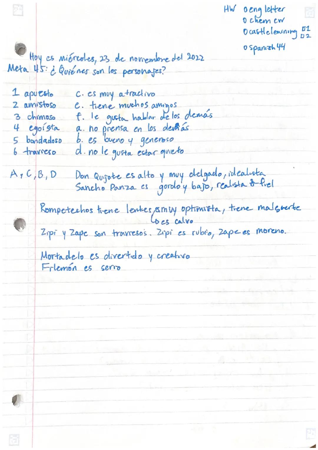 Hoy es miércoles 14 de septiembre dal 2022

Meta #3: ¿cómo usamos las palabras afirmativas y negativas.
en español?

Tarea #3:

1.  No quier