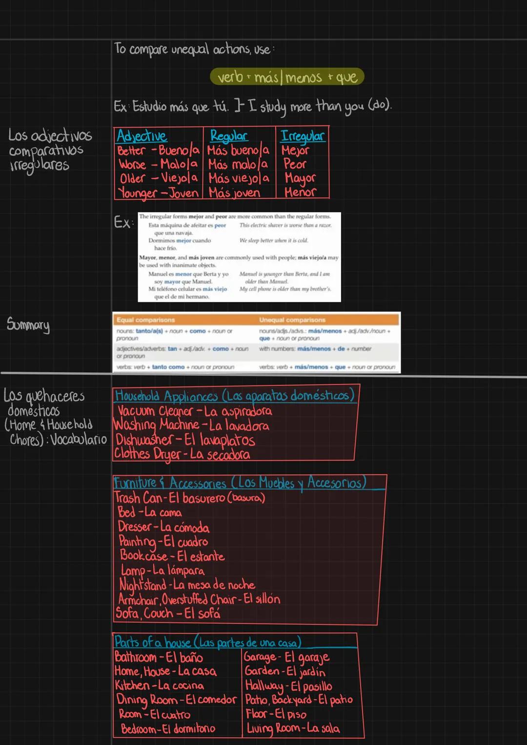 
<h2 id="vocabulariodelasactividadesdiarias">Vocabulario de las actividades diarias</h2>
<p>Las actividades diarias pueden ser descritas en 