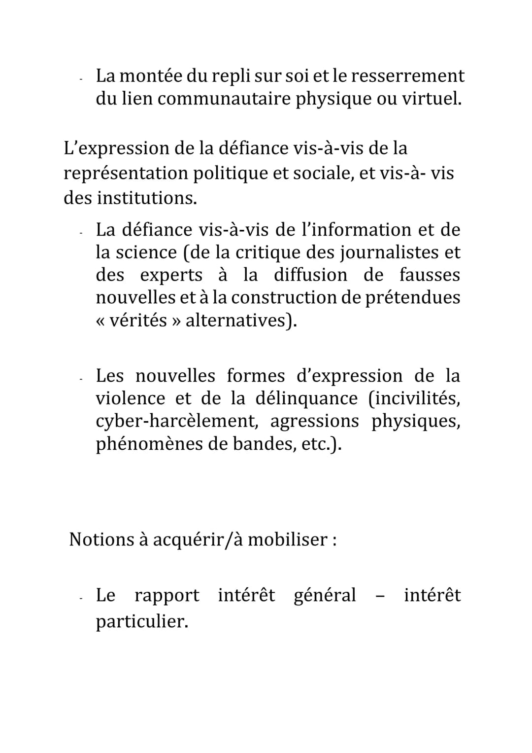 # Axe 1 : Fondements et fragilités du
lien social

Questionnement: Comment les fondements du
lien social se trouvent aujourd'hui fragilisés 