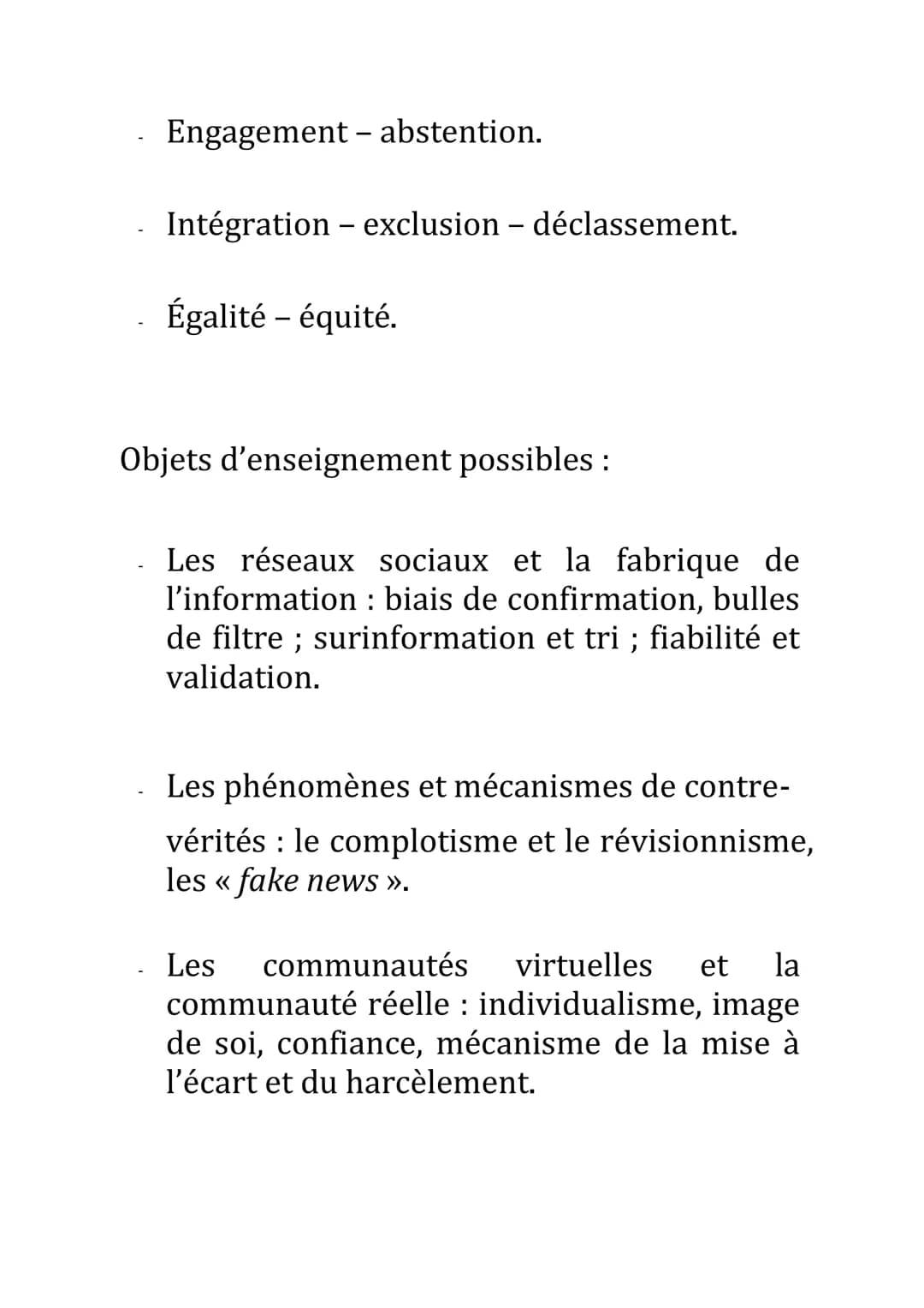 # Axe 1 : Fondements et fragilités du
lien social

Questionnement: Comment les fondements du
lien social se trouvent aujourd'hui fragilisés 
