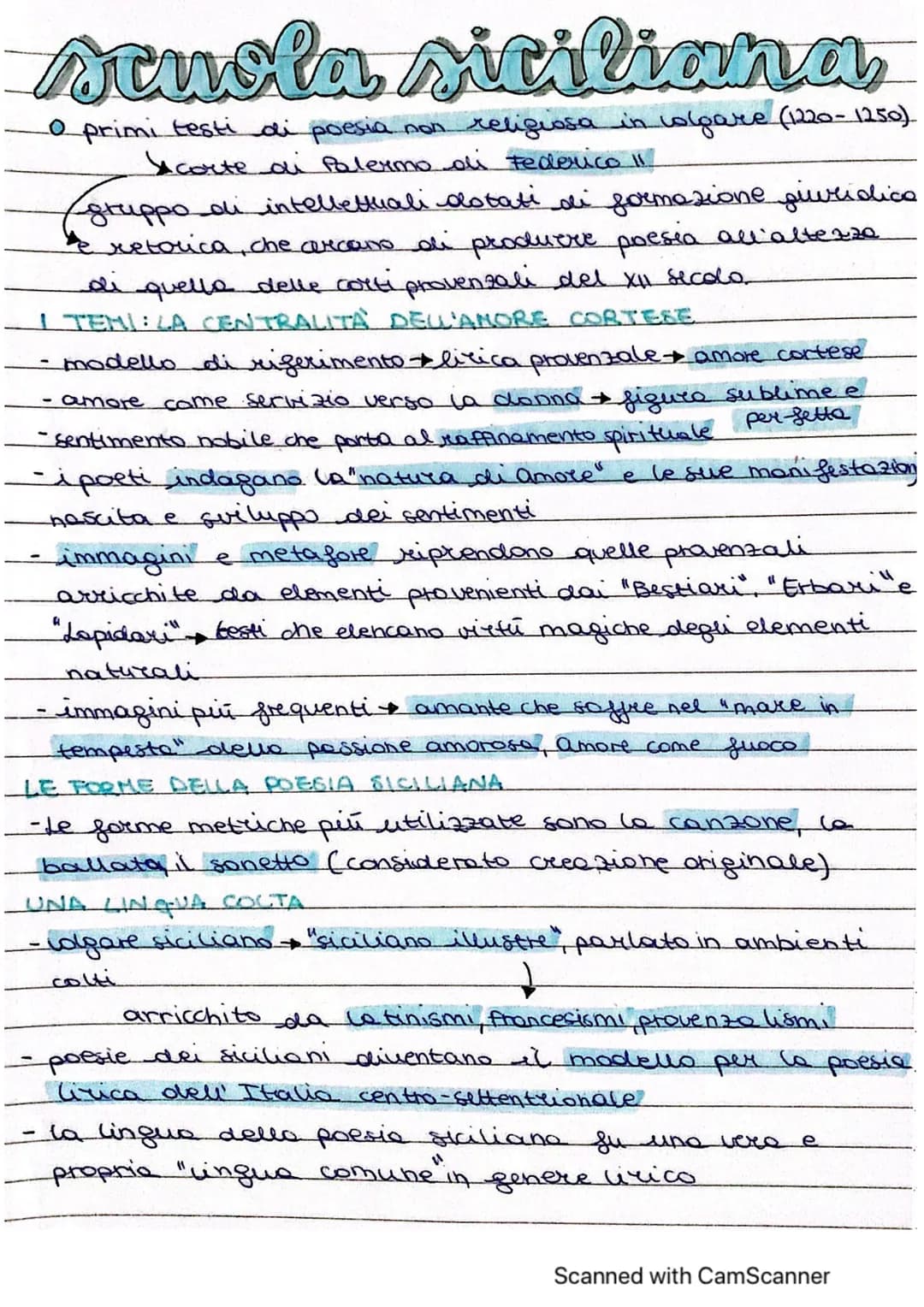 # scuola siciliana

O primi testi di poesia non religiosa in colgare (1220-1250).

corte di Palermo di Federico I

(gruppo di intellettuali 