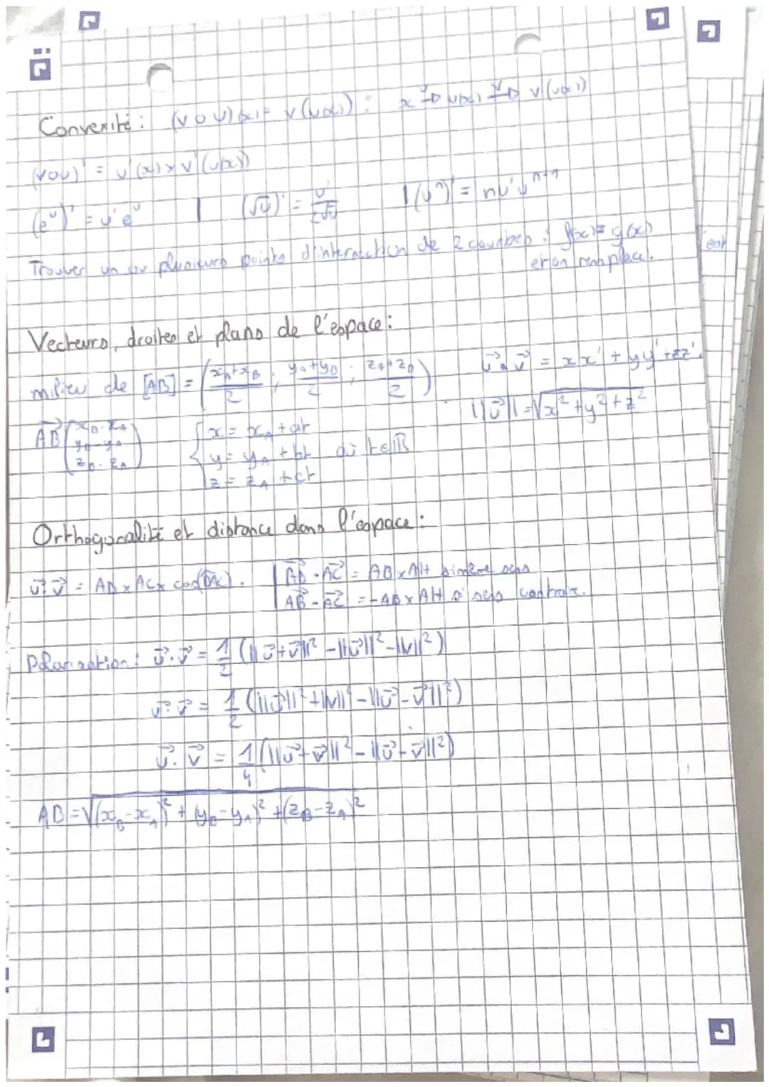 Maths

FORMULES

Suites:

$Unen \Di Un$ (suite croissante)
$Unen \kun$ (sulte décroissante)

$UgM)$, (So be classionte
$U_0$

arithmétique: 