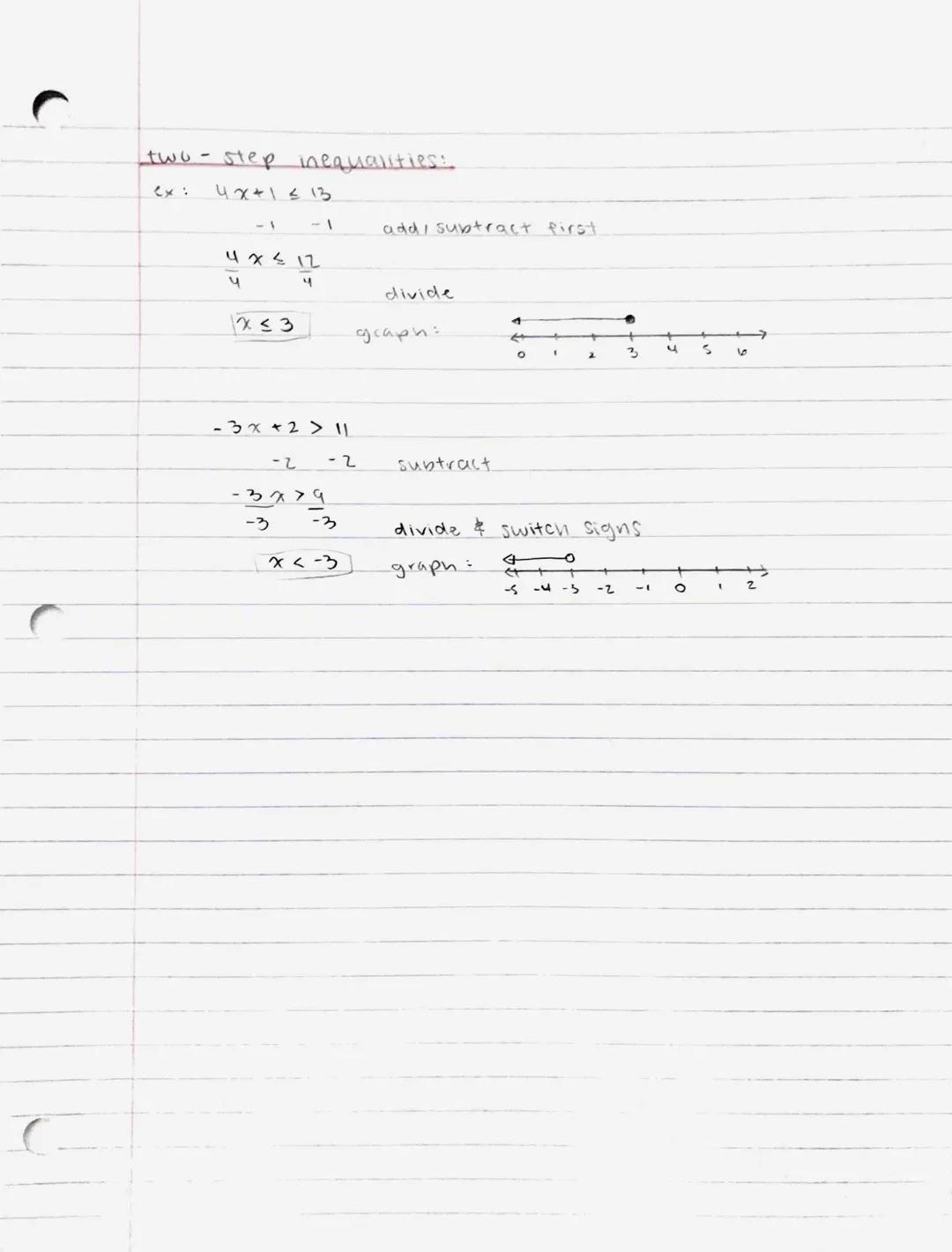 Graphing and solving Inequalities.

symbol | Name
---|---
> | greater than
< | less than
$\geq$ | greater than
$\leq$ | less than or
equal t
