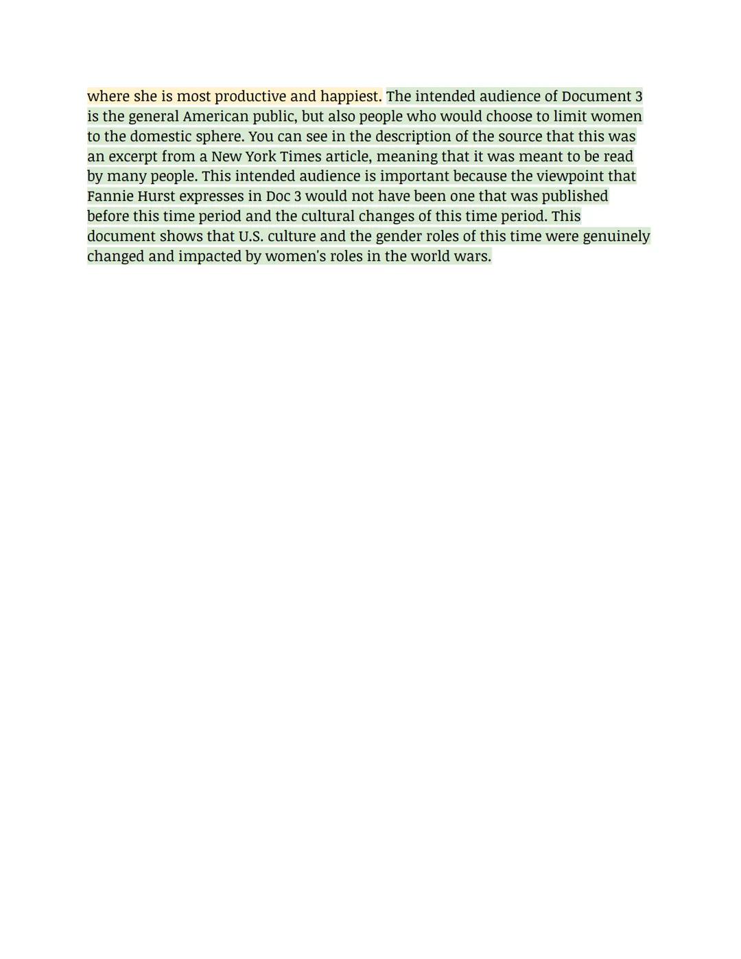 dbq

Evaluate the relative importance of the causes of cultural change in the United
States in the period from 1914 to 1945

At the turn of 