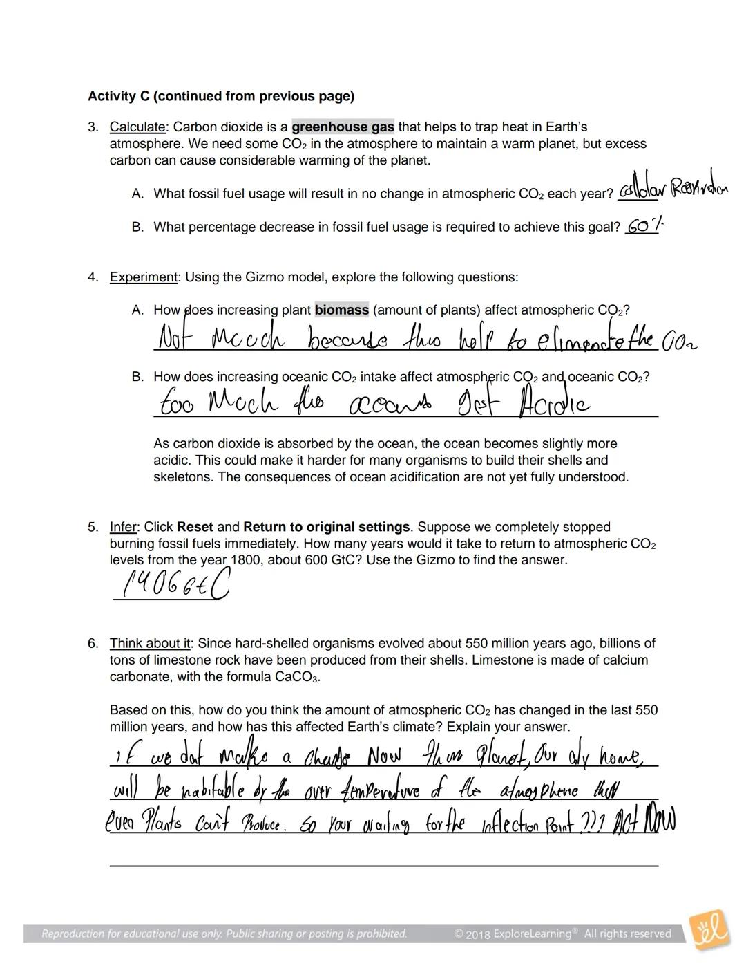 # Gizmos
Name: Sebastian Banno
Date: 10-24-2023

# Student Exploration: Carbon Cycle

Vocabulary: atmosphere, biomass, biosphere, carbon res