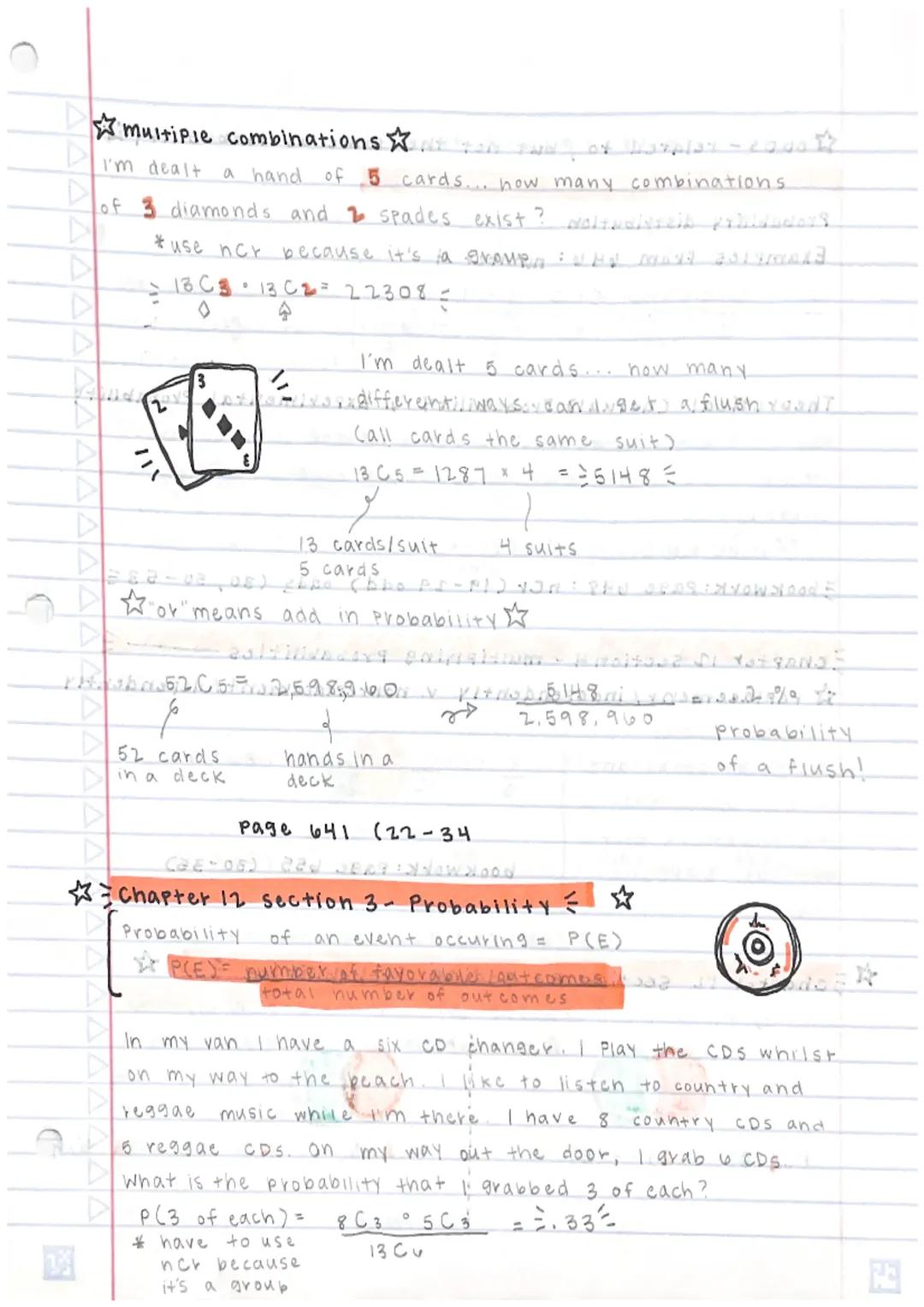 # Chapter 12 Section 1- Fundamental Counting Principle

☆counting outcomes☆ (find statistics later?a
to find the total number of outcomes ta