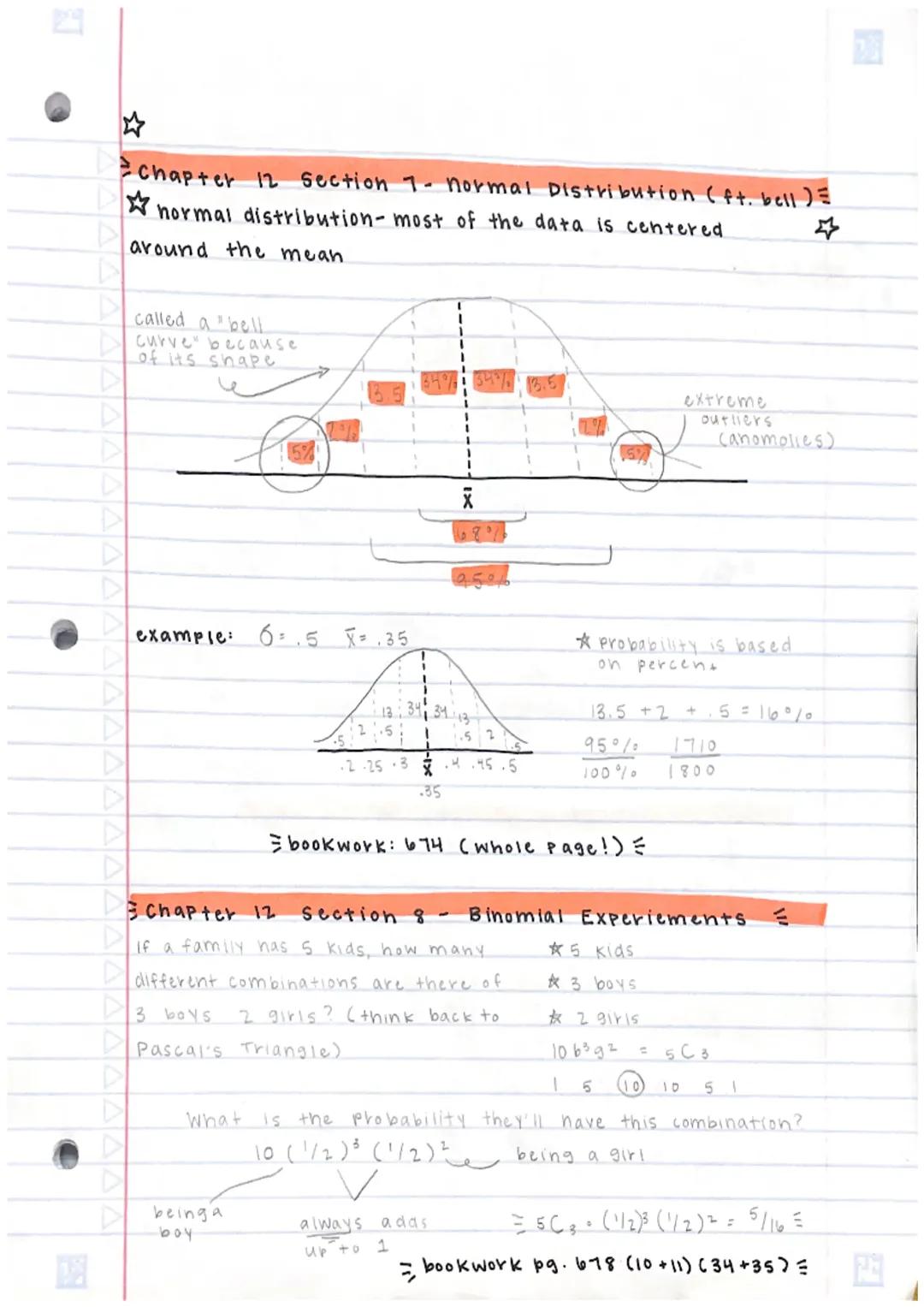 # Chapter 12 Section 1- Fundamental Counting Principle

☆counting outcomes☆ (find statistics later?a
to find the total number of outcomes ta