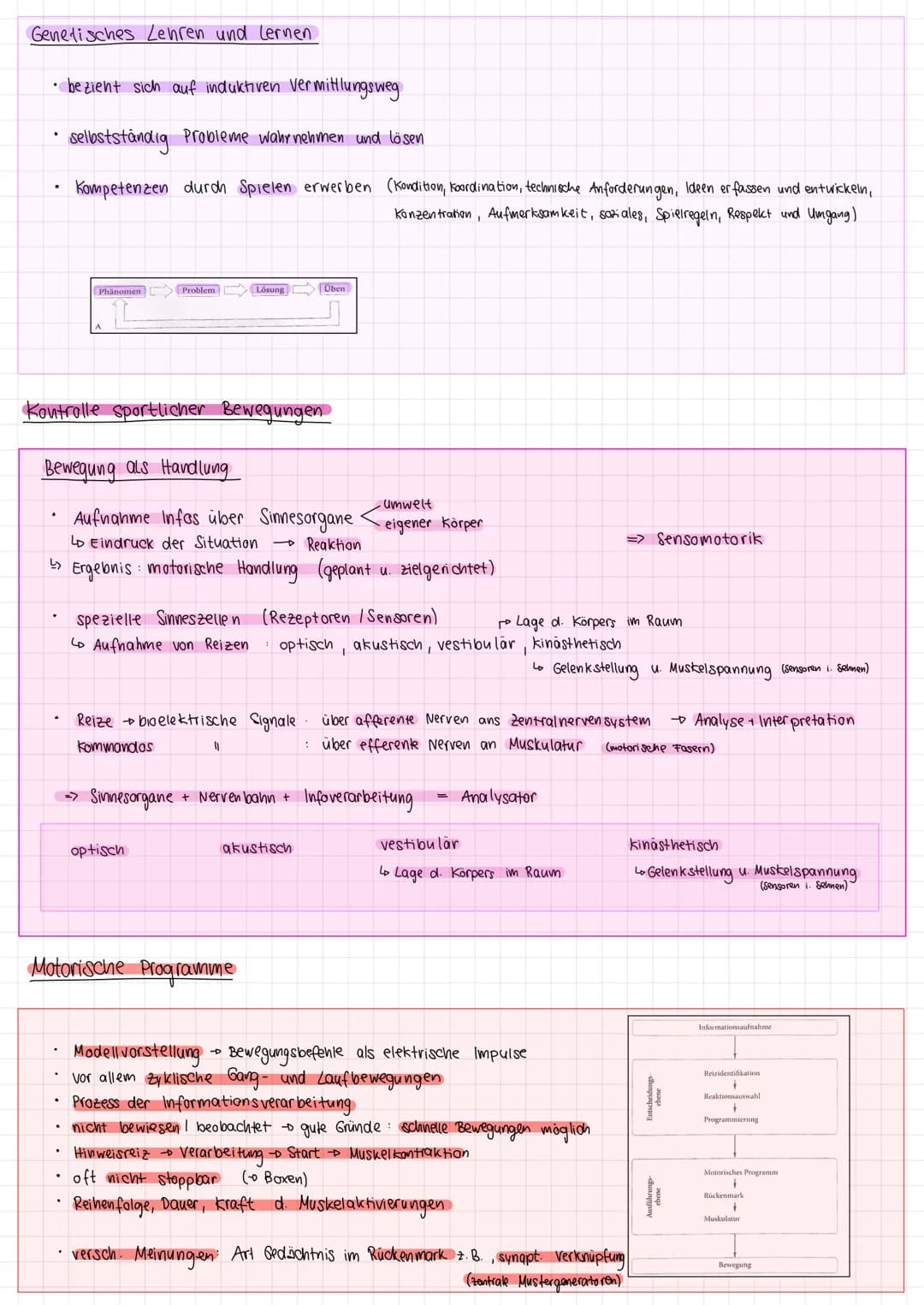 Inhaltsverzeichnis

• Aspekte des motorischen Lernens
S.1
• Lernen und Lernmodelle
S. 1
• Stufenmodell des methodischen Lernens
Meinel u. Sc