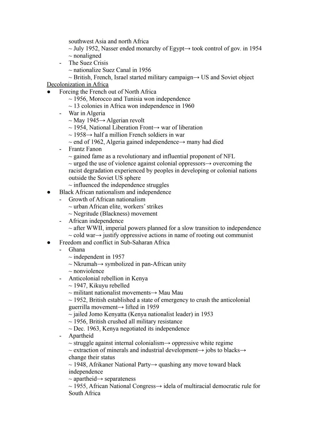 Independence in Asia
Chapter 37 note
- India's partitioned independence
  - The coming of self-rule
    - can't continue bearing the financi