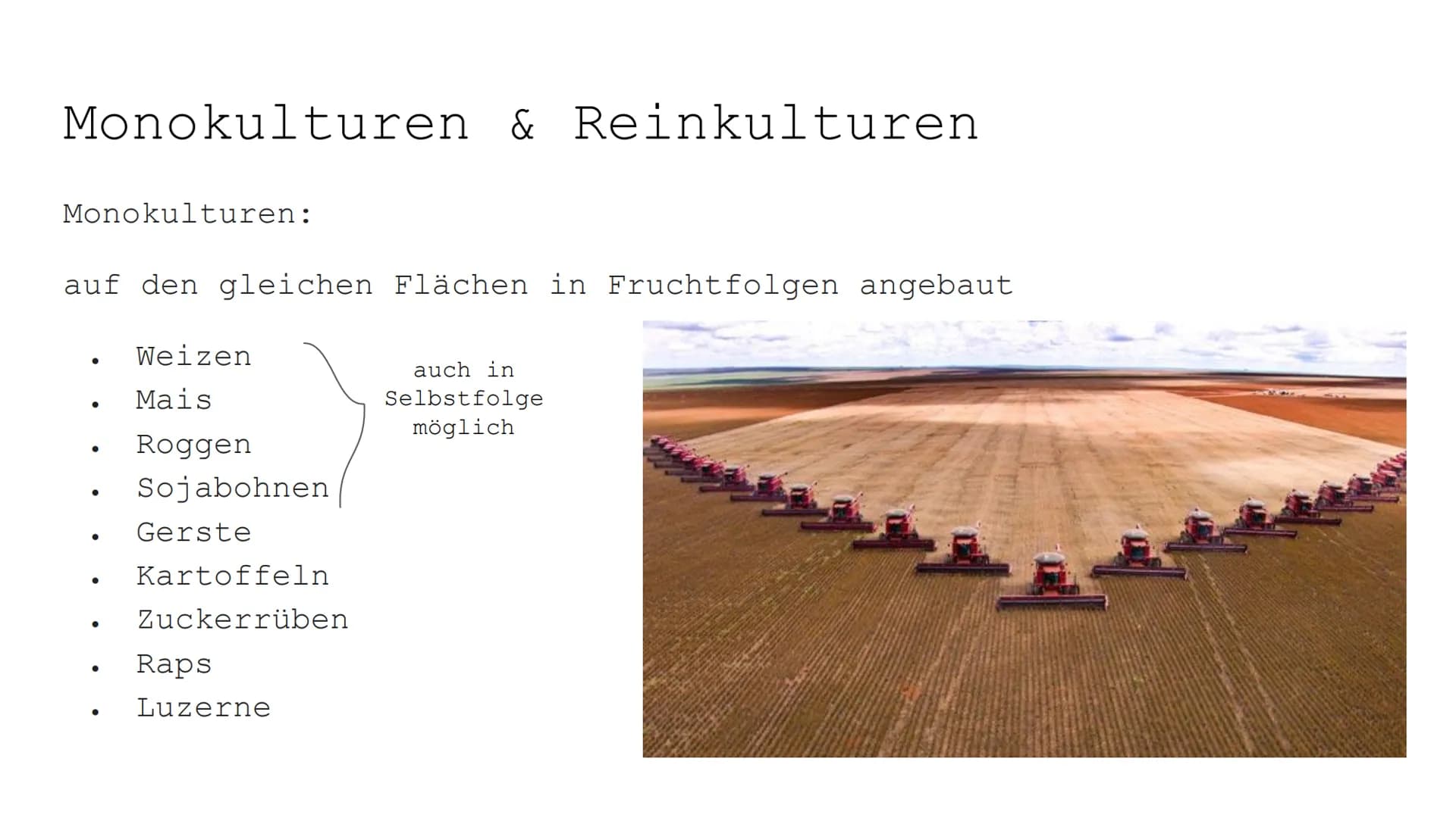 Monokulturen und
Schädlingsbekämpfung # Paläodithikum (Altsteinzeit)
ca. 2.6 Mio. - 10000 v. Chr

Störungen des ökologischen Gleichgewichts
