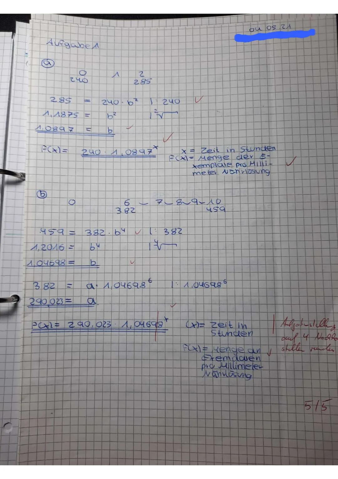 Mathematik
Q1 GK
Klausur 2
04.05.21
Name:
Punkte: 28/38
Note: 15
57.21
Rechenwege sauber aufschreiben und Endergebnisse unterstreichen.
Jede