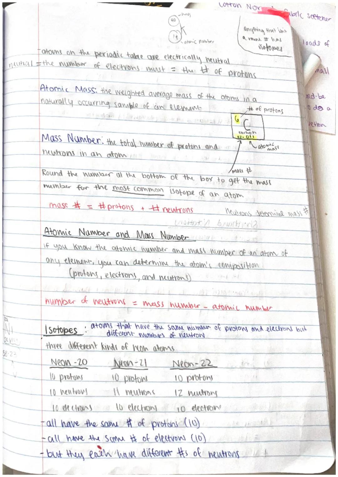 # The Atom Notes
Definition of an Atom: the smallest particles of an element
that still have the chemical properties of that element

Chemic