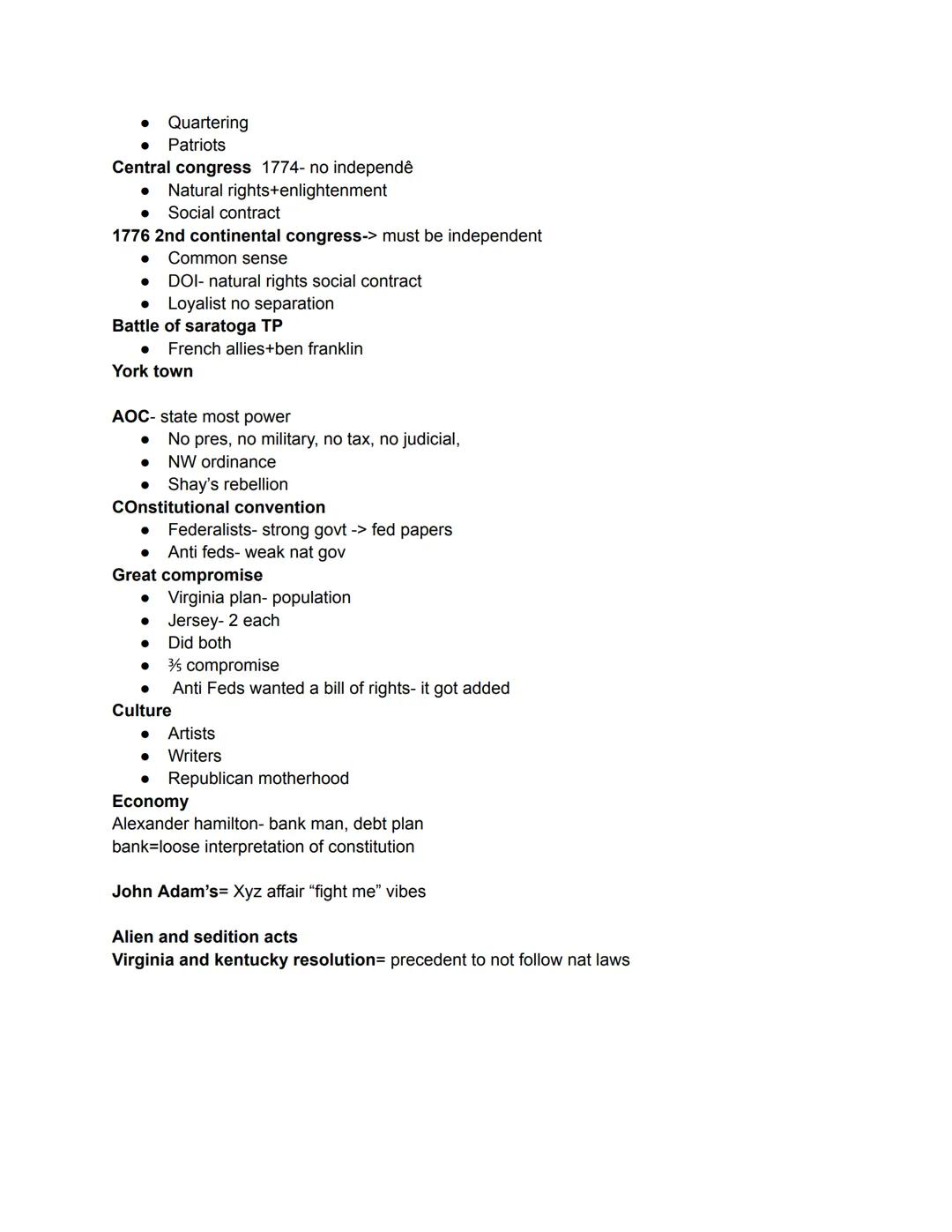 APUSH Unit 3- Simplified Timeline
7 years war/ French Indian war

Albany plan of union
- First attempt to unite colonies
- To help british
-