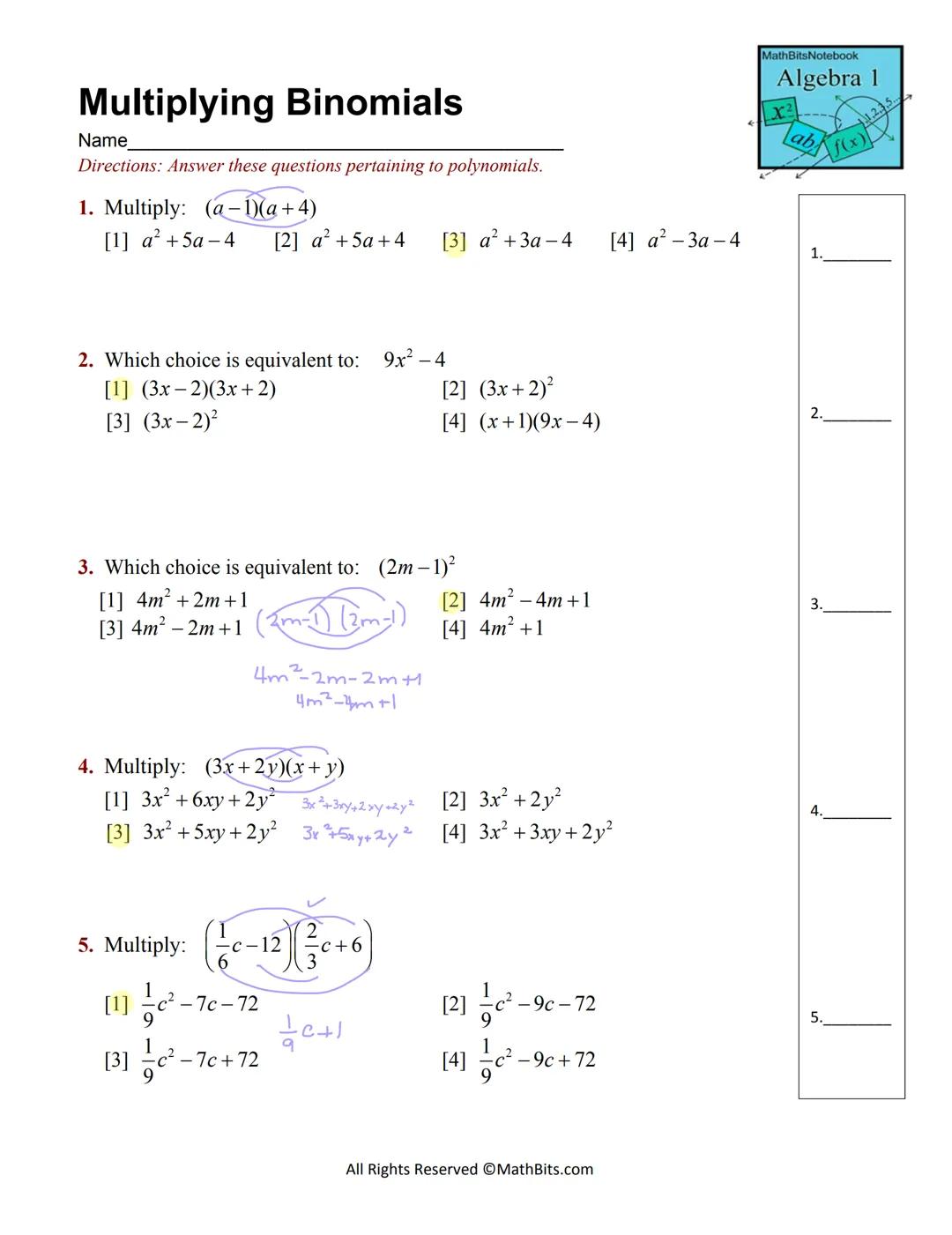 
<h2 id="addingpolynomialexpressions">Adding Polynomial Expressions</h2>
<ol>
<li><p><strong>(-3x² +5x-19) + (4x²–2x)</strong><br />
Answer: