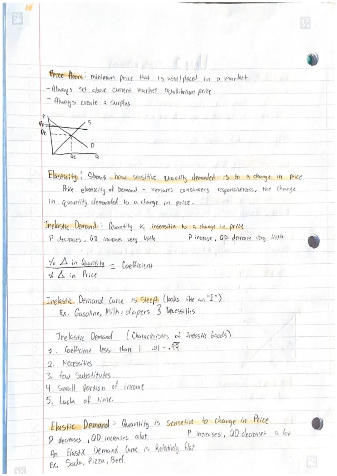 Unit 2 Supply & Demand

Law of Demand-on the curve the relationship between price and quantity.
is inverse

Demand is when someone is willin