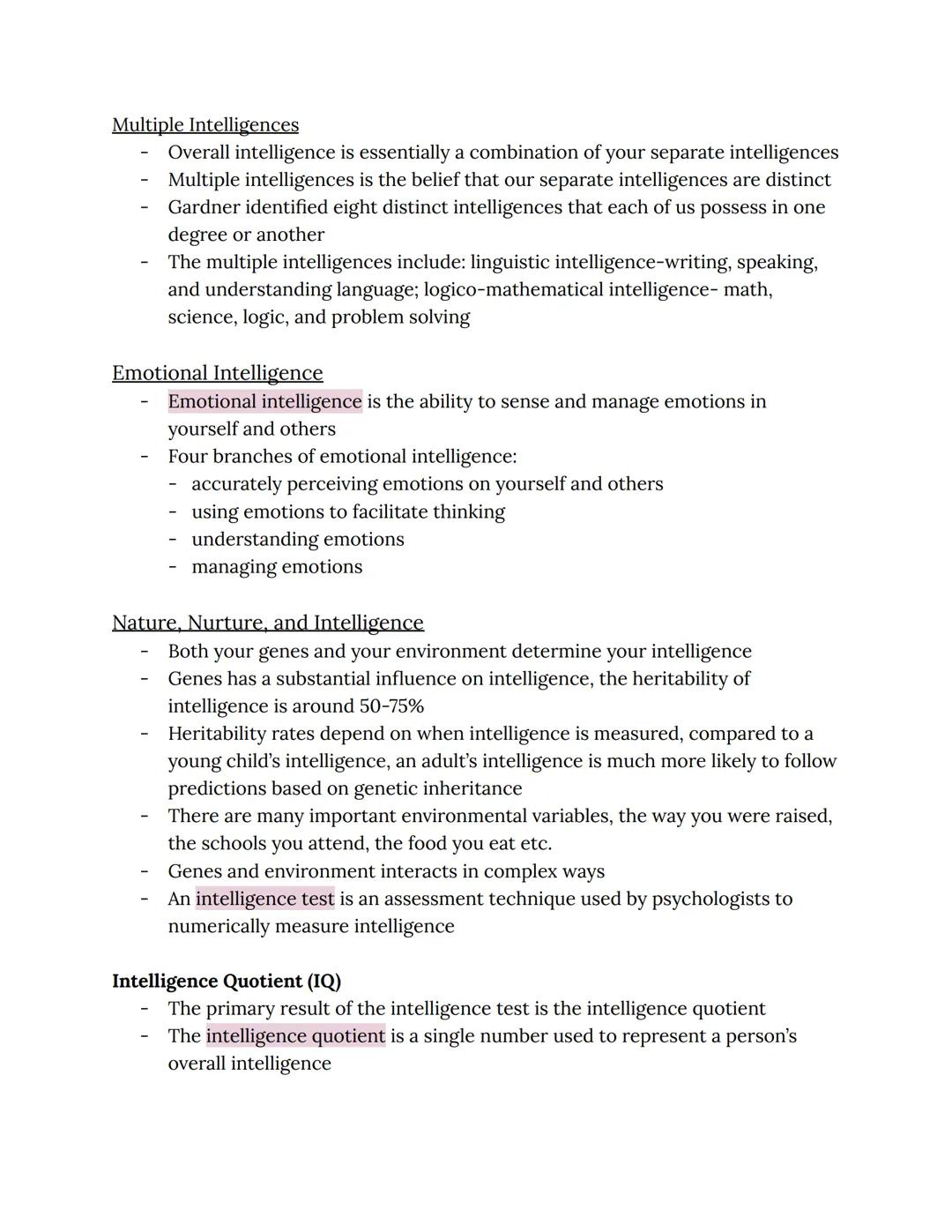 # Chapter 7: Cognition, Thinking, Language, and Intelligence

Thinking

- Any discussion of thinking has to start with an explanation of the