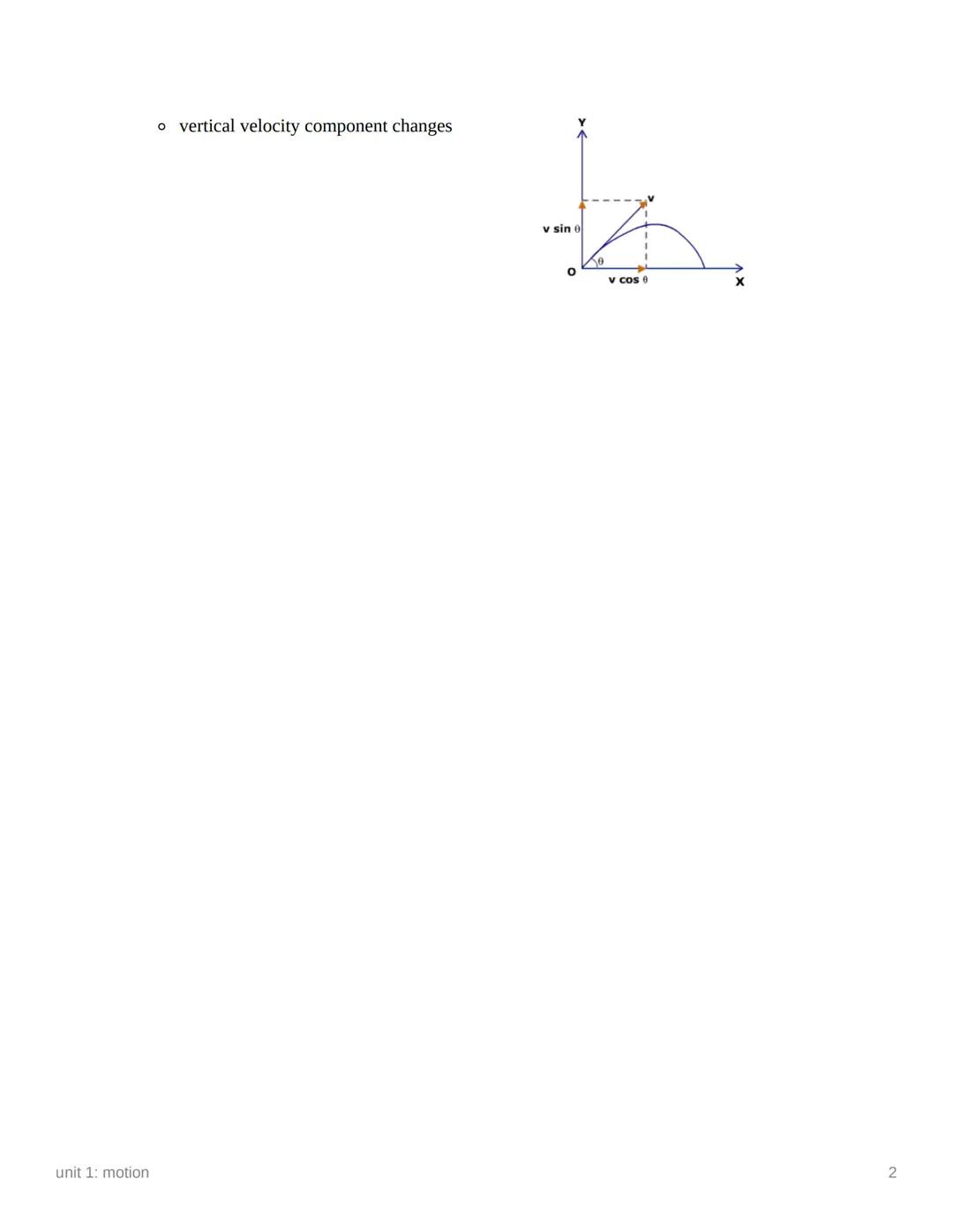 # unit 1: motion

linear motion

vector: magnitude and direction

speed: how fast an object is moving

*   $x = vt$

velocity: speed with di