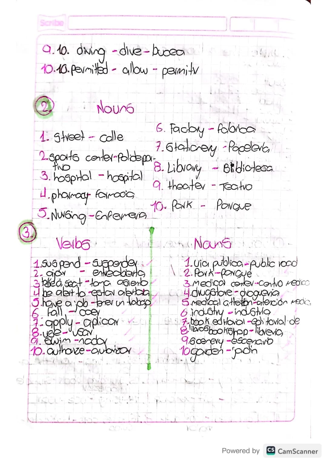 07 02 24

Date: Wednesday February 7th, 2024

Listening Activity
I Pre-lintening
1. Translate the following vocabulary into
opanigh.
*   was