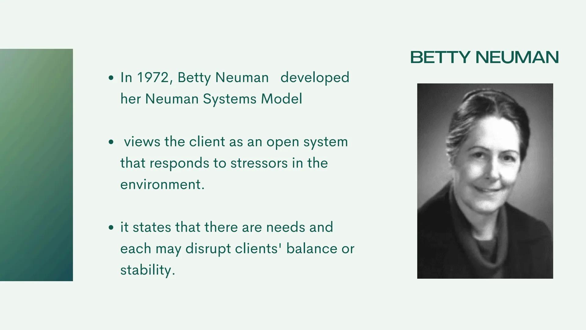 NCM 100:
TFN HX OF NURSING THEORY
EARLY
FOUNDATIONS:
19th century -
1860, Florence Nightingale
defined nursing in her
“Environmental Theory.