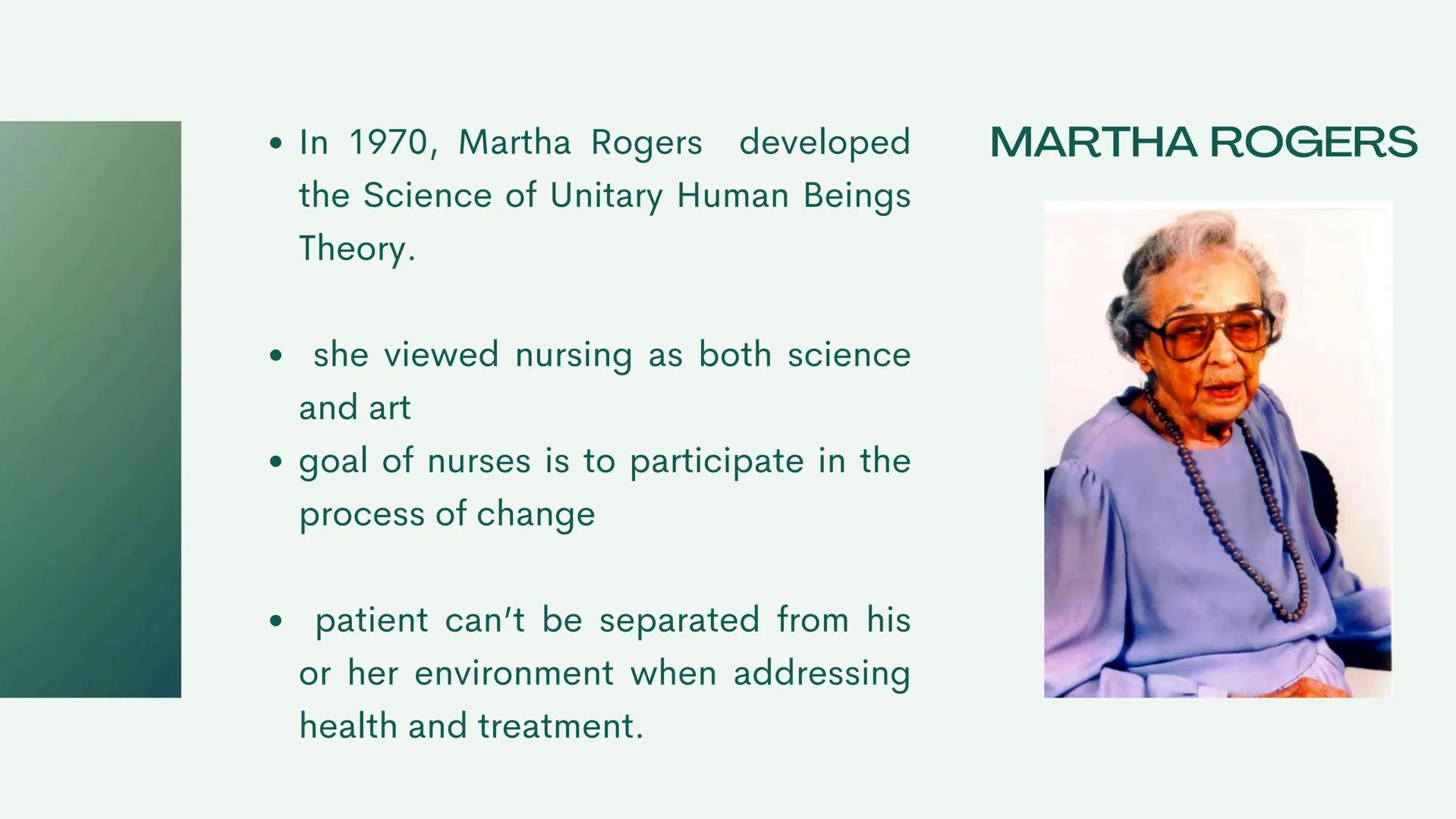 NCM 100:
TFN HX OF NURSING THEORY
EARLY
FOUNDATIONS:
19th century -
1860, Florence Nightingale
defined nursing in her
“Environmental Theory.