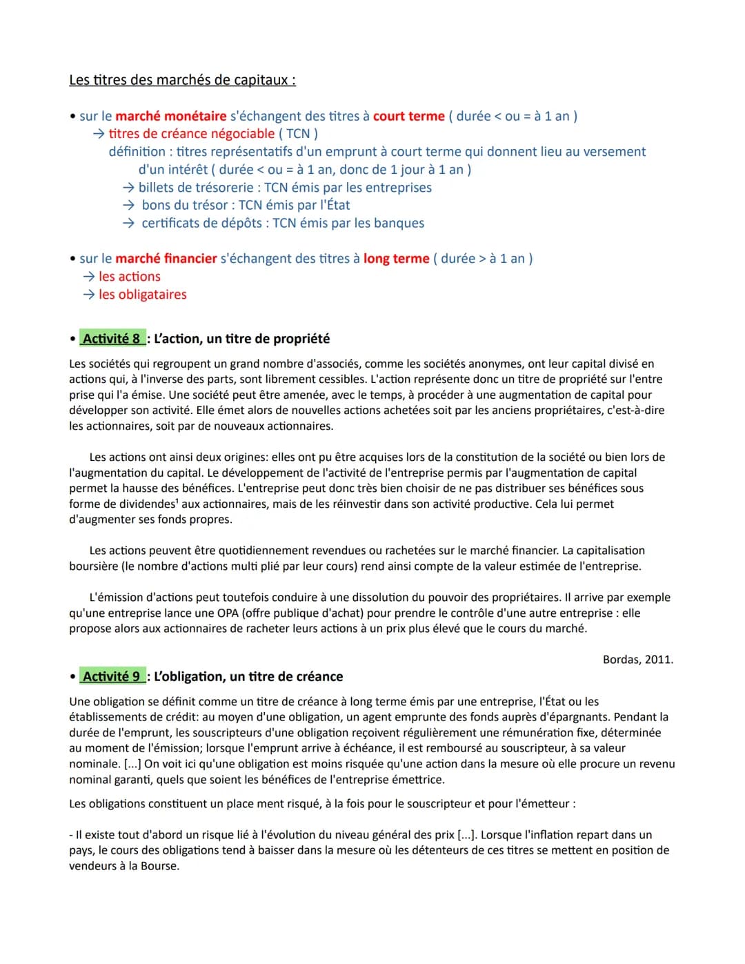 # Chapitre 6 - Comment les agents économiques se financent-ils ?

Introduction: Découvrir les notions introductrices au chapitre

* Activité
