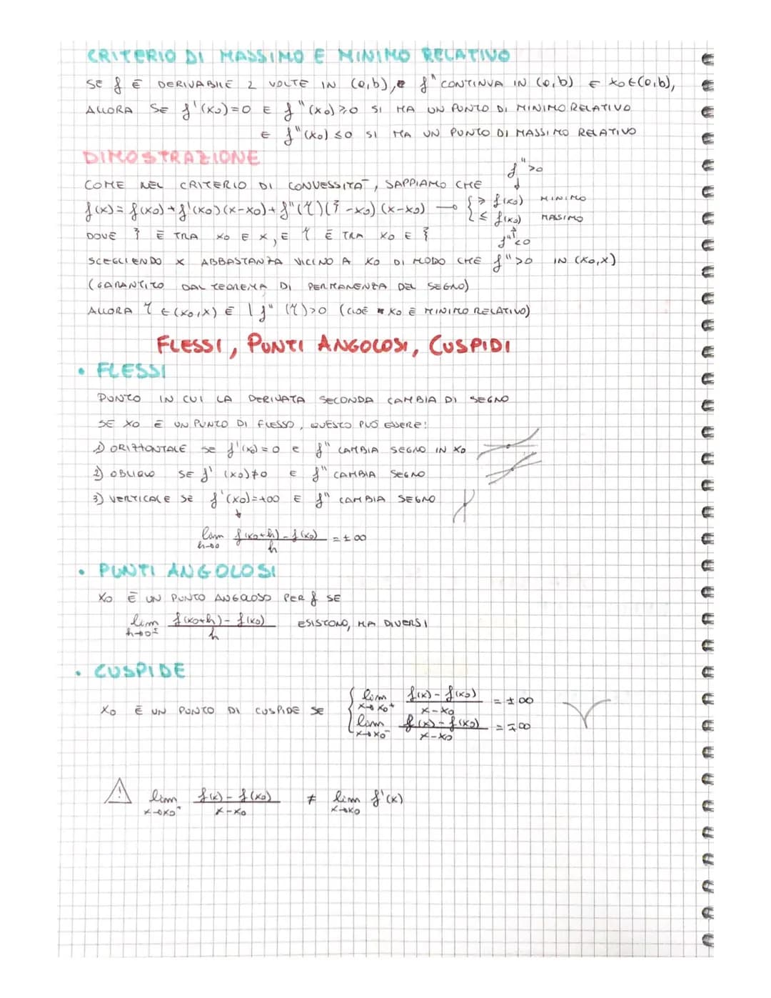 # LA DERIVATA

DEFINIZIONE
SIA J: [a,b]-R , SIA XE [2.6]
DIRO CHE & E DERIVABILE IN X SE ESISTE FINITO $lim_{h \to 0} \frac{f (xo+h)- (xo)}{