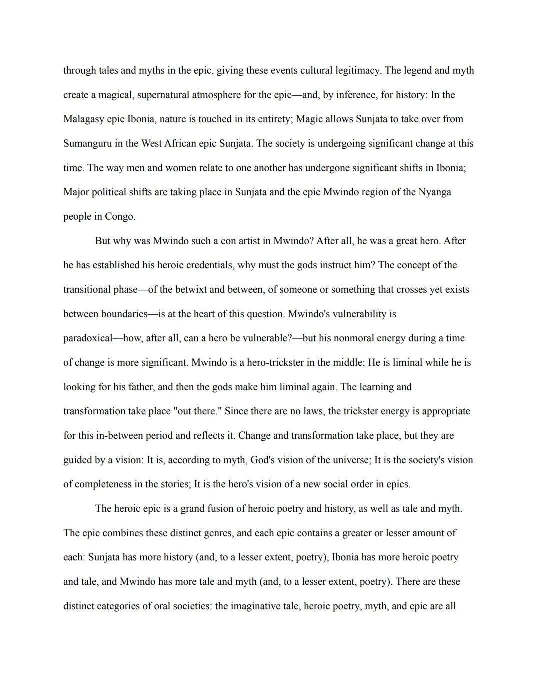 # The Epic

The metaphorical apparatus, the controlling mechanism in riddles and lyrical poems,
heroic poetry, and the merging of numerous, 