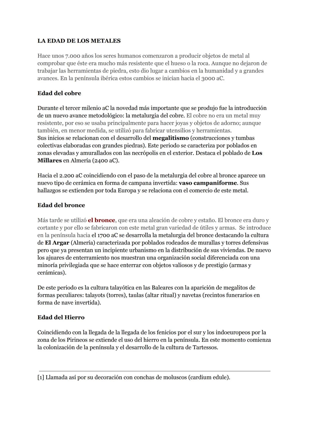 # Tema: LA PREHISTORIA EN LA PENÍNSULA IBÉRICA

1. LA PREHISTORIA: LA EVOLUCIÓN DEL PALEOLÍTICO AL NEOLÍTICO. LA
PINTURA CANTÁBRICA Y LA LEV