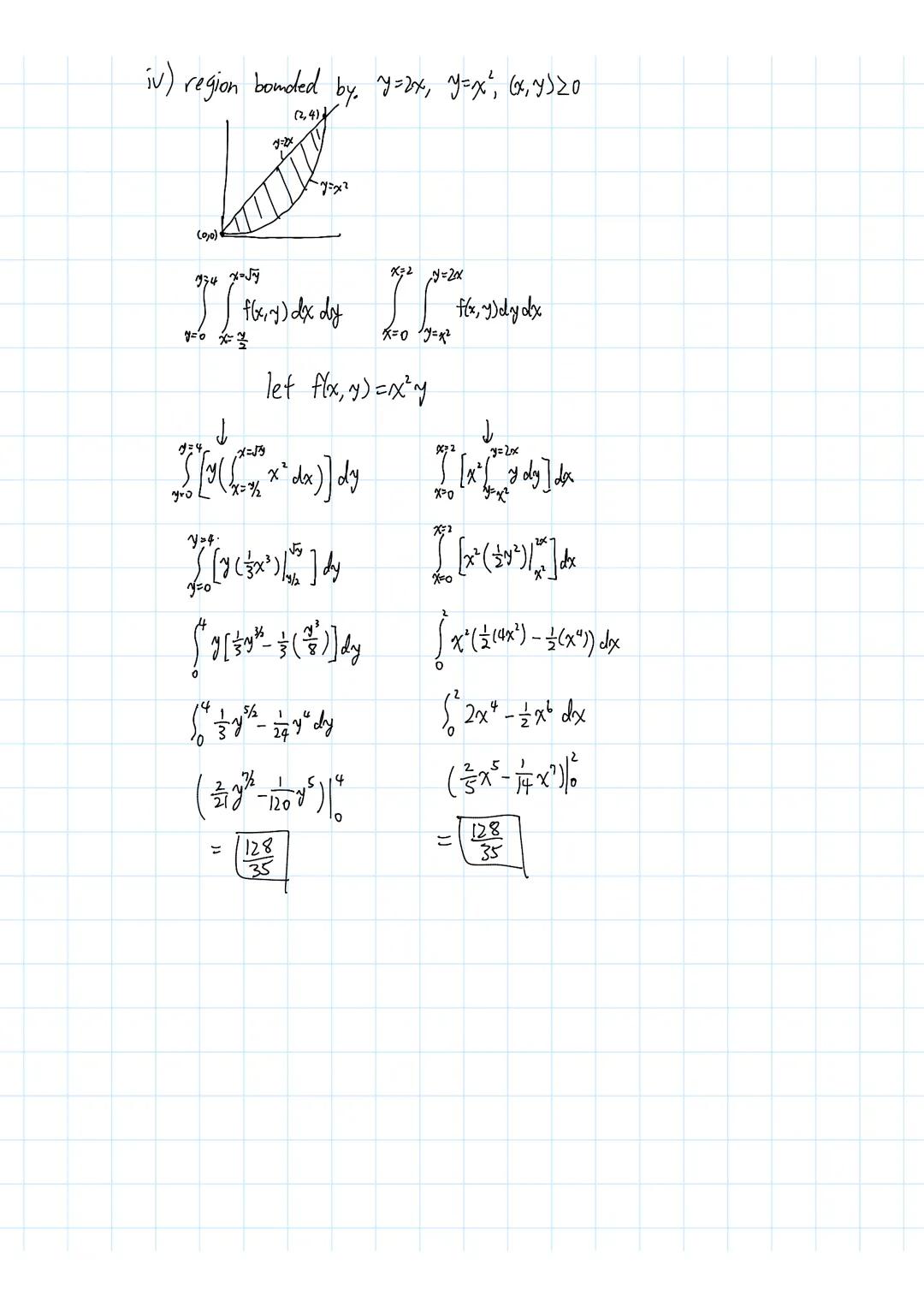 # Double Integrals over Rectangular Regions
Tuesday, February 14, 2023 11:46 AM

a
rec. (1, 2)
d
$\triangle$y
C
m(# of x part) = 3
n(# of y 