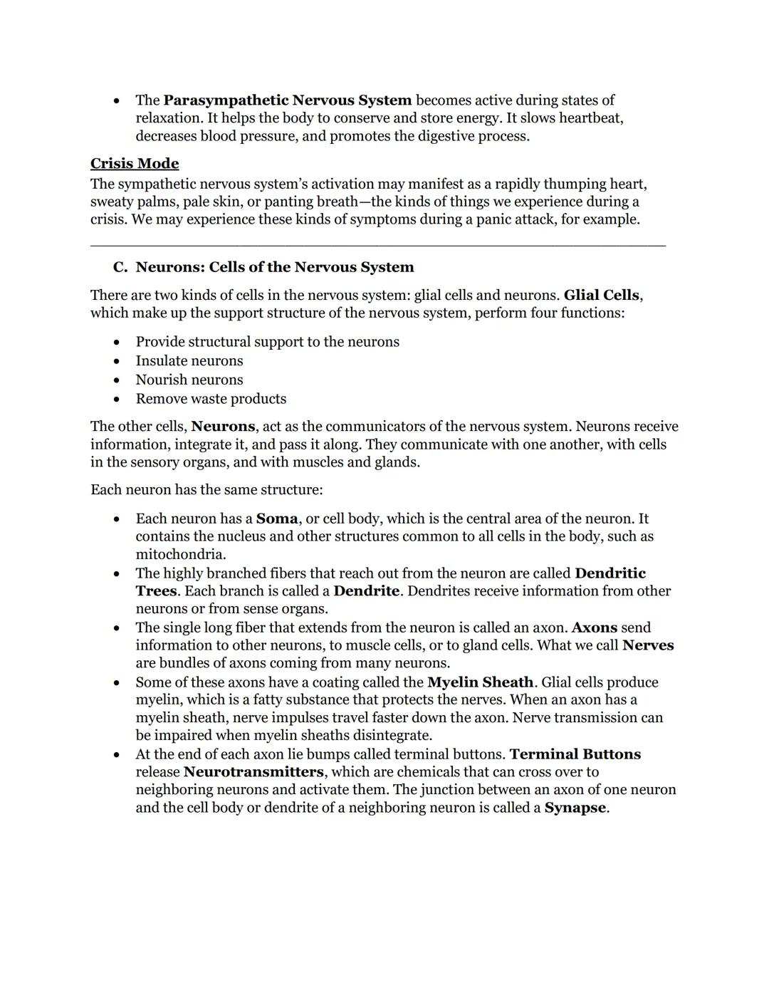 # Chapter 3 Part 1 - Biological Bases of Behavior
Neurons, Hormones, and the Brain

## A. Introduction

The brain is an essential part of th