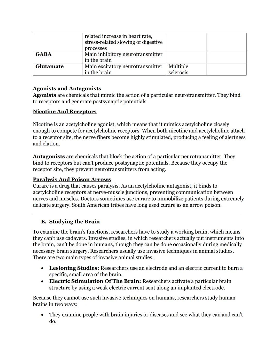 # Chapter 3 Part 1 - Biological Bases of Behavior
Neurons, Hormones, and the Brain

## A. Introduction

The brain is an essential part of th