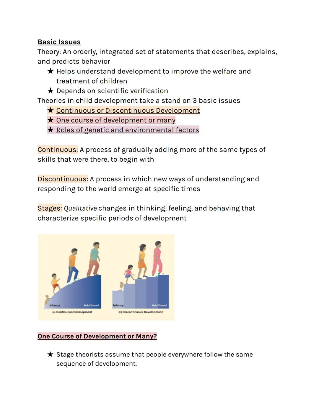 # CHAPTER 1
History, Theory, and Research Strategies

Child Development: A field of study devoted to understanding constancy and
change from