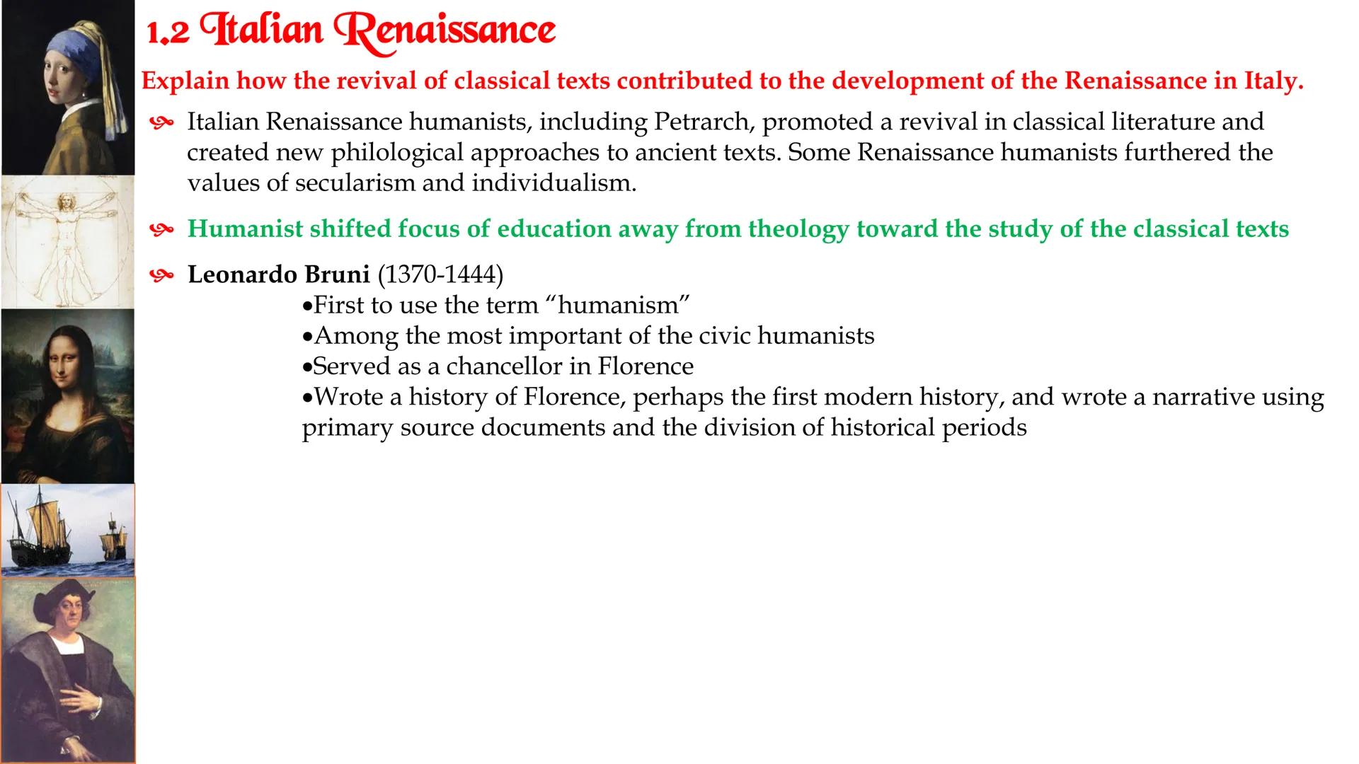 
<p>The Renaissance and Age of Discovery were developed in the context of the rediscovery of works from ancient Greece and Rome and the obse