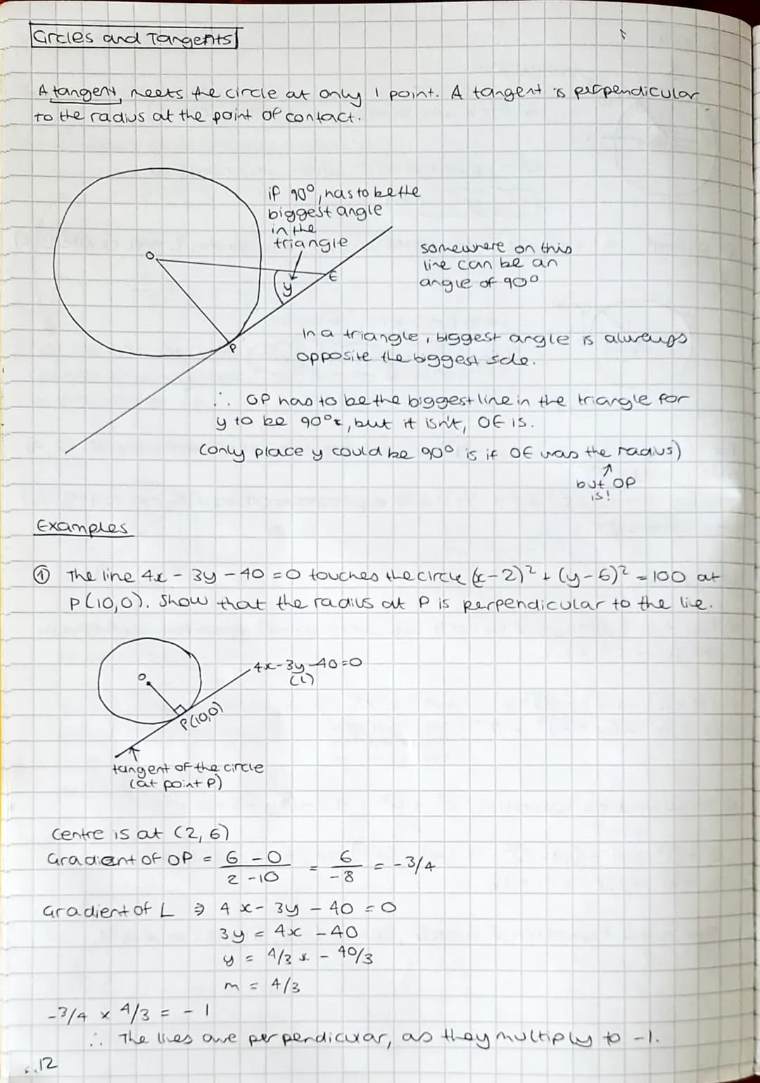 # Firde Geometry

The points UC-2, 8), v (7, 7) and W( -3, -1) lie on a arcle.

(1) Show that Auvw has a right angle

$muv = \frac{7-8}{7--2