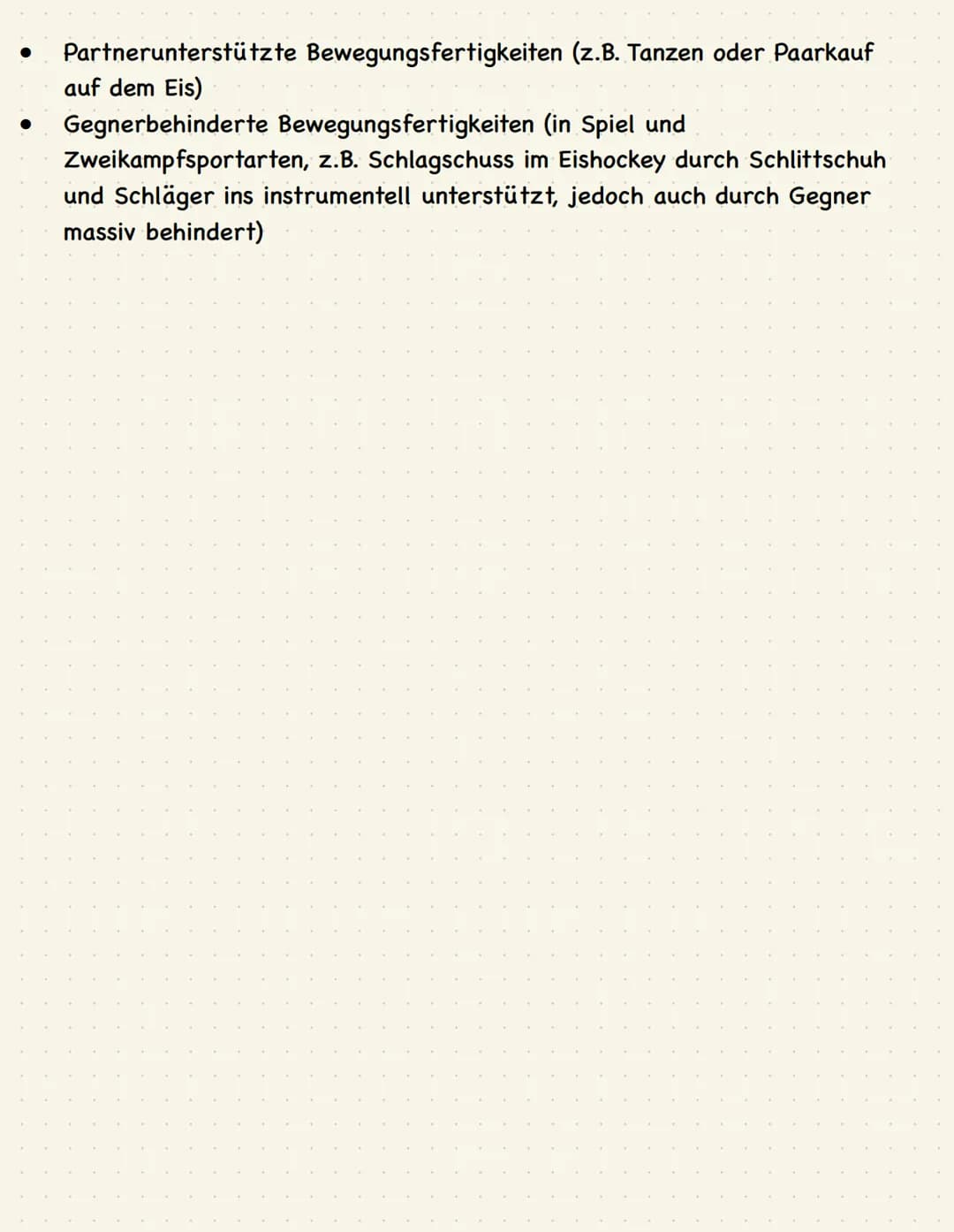 Checkliste

Bewegungslehre:
- Bedeutung und Sinn sportlicher Bewegungen
-> Definition Sport
-> Perspektiven des Sporttreibens

- Formen spor