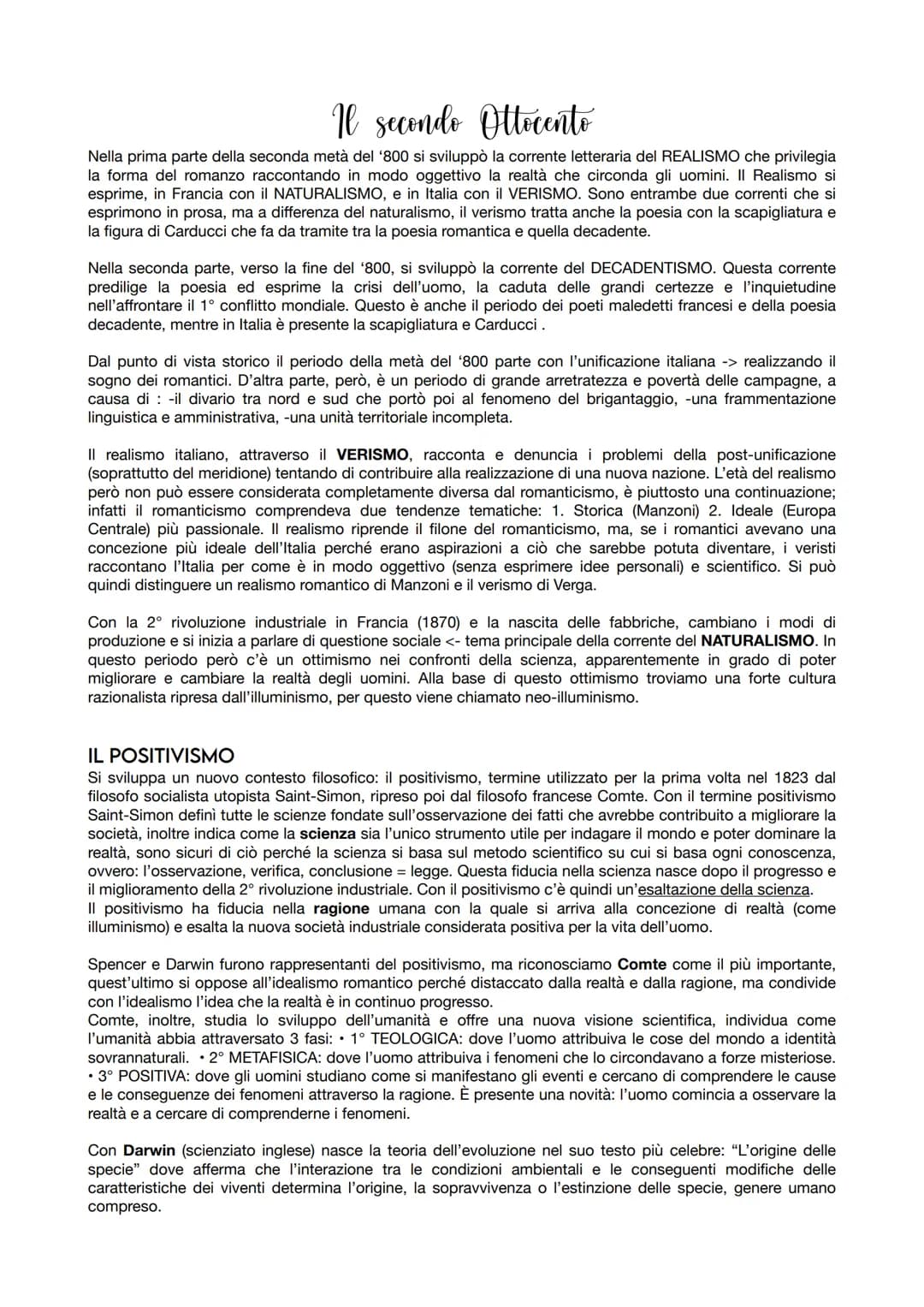 
<h2>Il Realismo in letteratura</h2>
<p>Nella prima parte della seconda metà dell'Ottocento si sviluppò la corrente letteraria del <strong>R