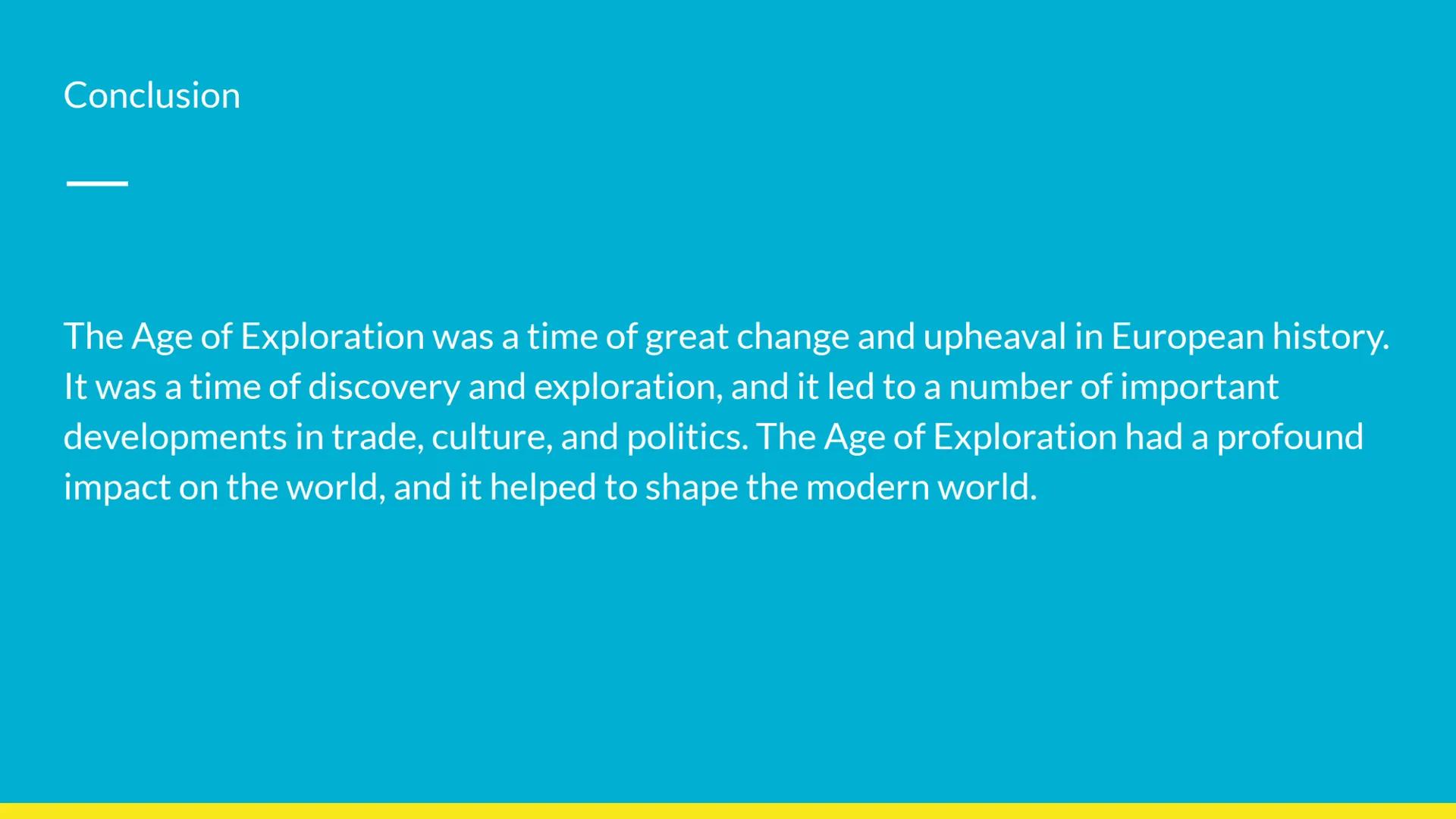 # The Age of Exploration

Intro Age of Exploration

The Age of Exploration was a period of European history from the 15th to the 17th
centur