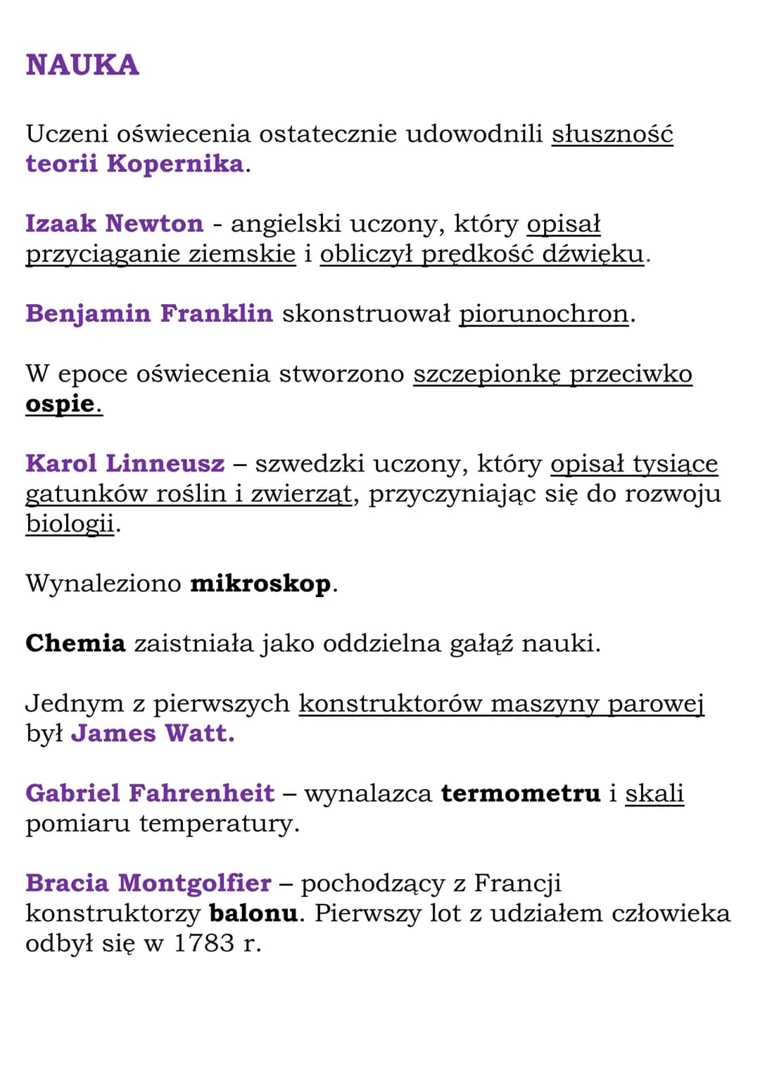 # Oświecenie w Europie

Epoka oświecenia - wiek XVIII (wiek rozumu/
światła):
- każdy ma prawo do niezależnego myślenia i
wyrażania myśli,
-