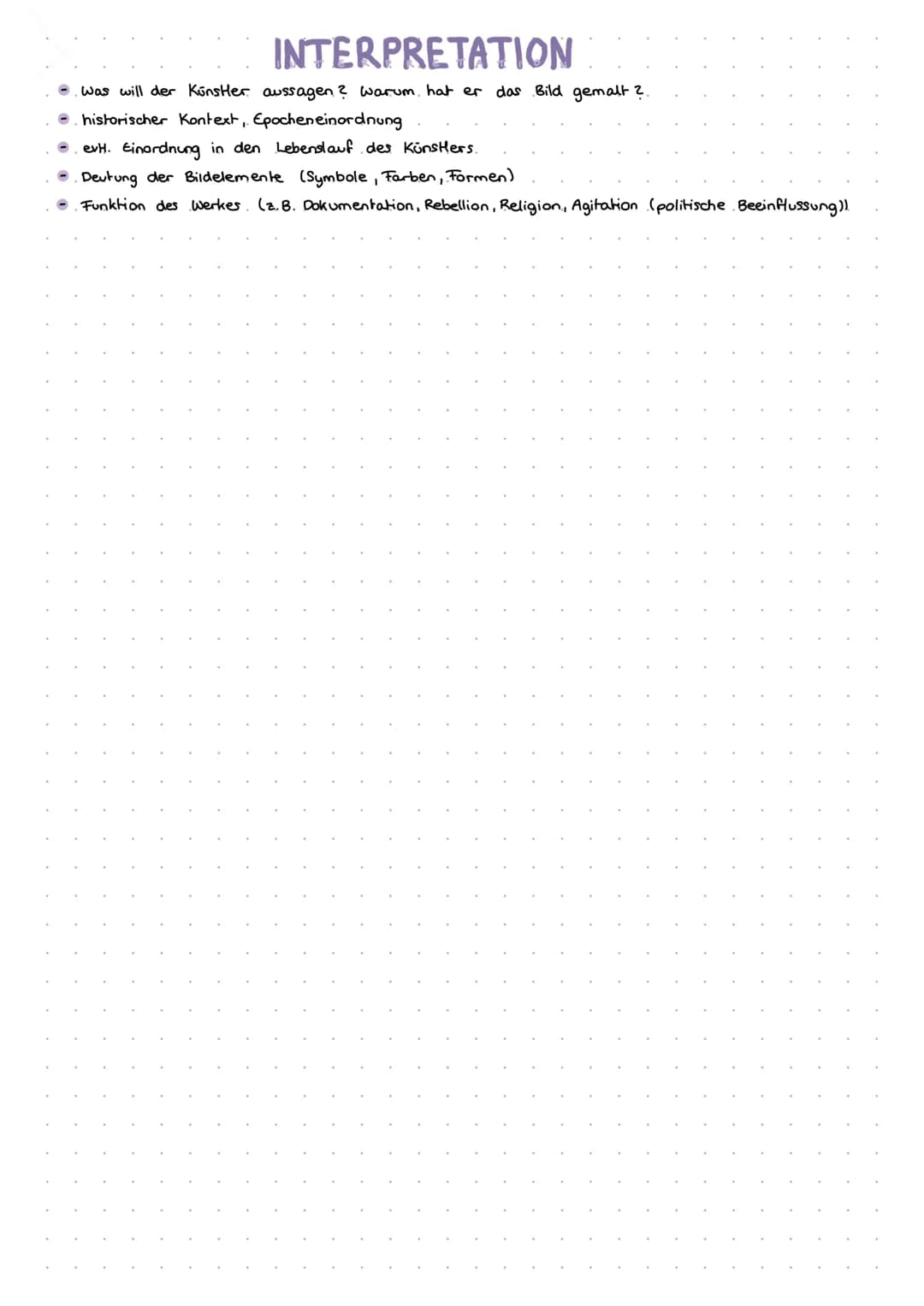 # BILDVERGLEICH

AUFBAU

1. Einleitung zum Hauptwerk + Interpretationshypothese + Leserführung (Schwerpunkte für die Analyse nennen).
2. Bes
