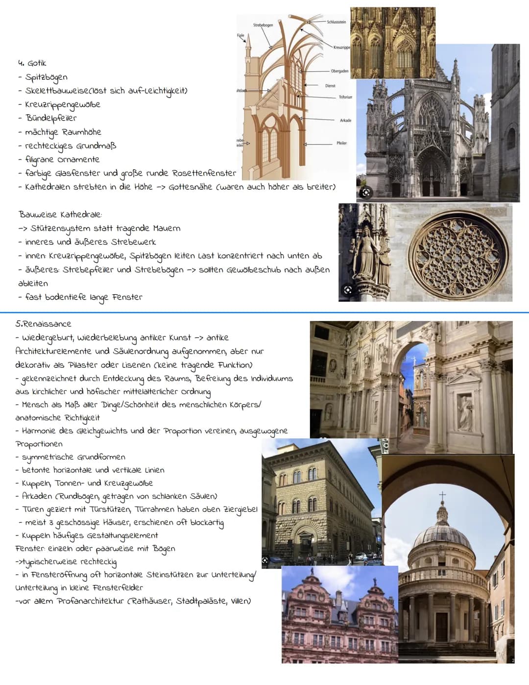 # Architektur kuQ2
Epochen und ihre Merkmale

1. Griechische Antike (...)
-Strebt nach ordnung Proportion, Maß, Logik
Alles hat immer eine F