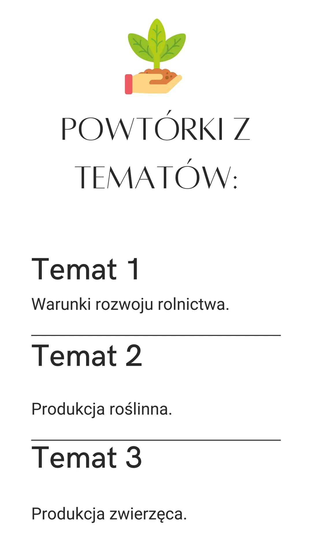 ROLNICTWO

PRZEMYSŁ

W
POLSCE

Dział: 3
Na podstawie książki: Nowa Era-
Planeta Nowa
Autor prezentacji: _lenahry_ POWTÓRKI Z
TEMATÓW:

Temat