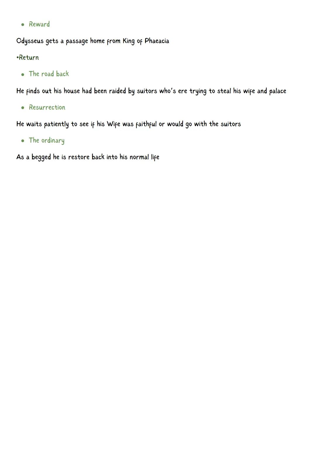 -Language Arts -
Hero's journey: The Odyssey

• Departure

• Ordinary world
King Odysseus is with his family in Ithaca
• Call to adventure
O