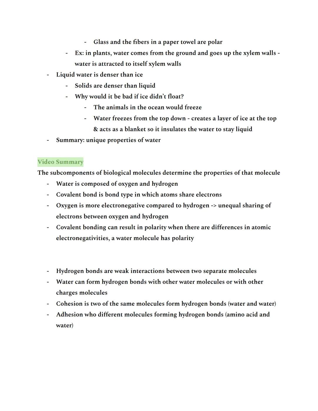 Intro to Unit 1 (Summative test)

All living things have 6 essential elements: CHNOPS
- Carbon
- Hydrogen
- Nitrogen
- Oxygen
- Phosphorous
