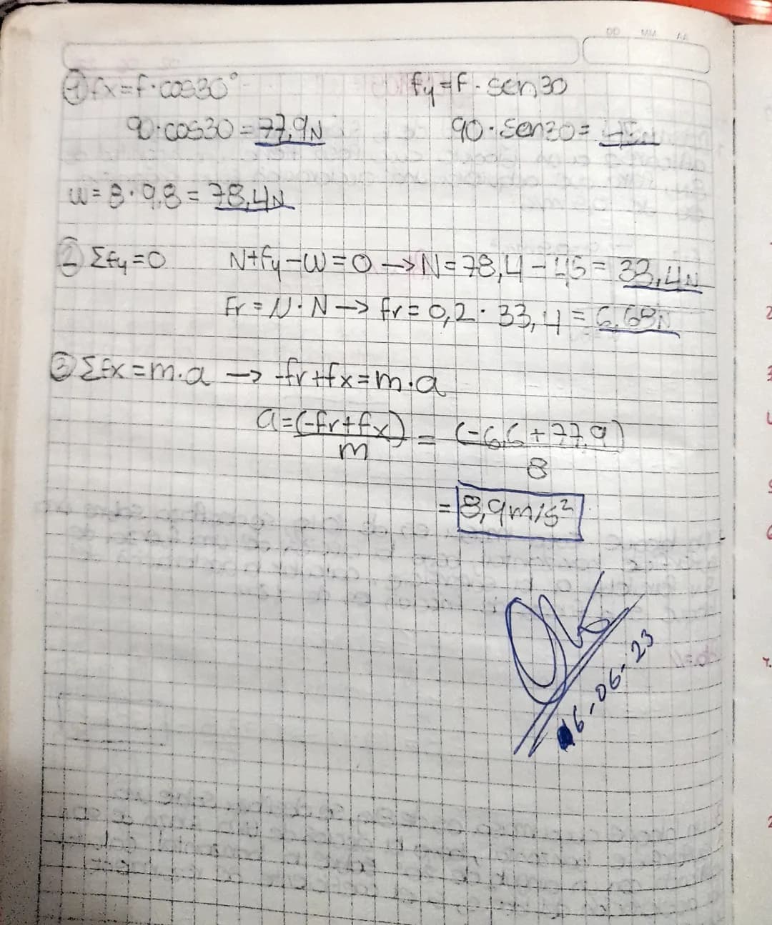 SEGUNDA LEY DE
NEWTON -
DINÁMICA
MM AA
Para que un doyeto se Mueva rapidamente, debes
aflicane Mucha fuerza, for ejemplo, al empuyar un
cano