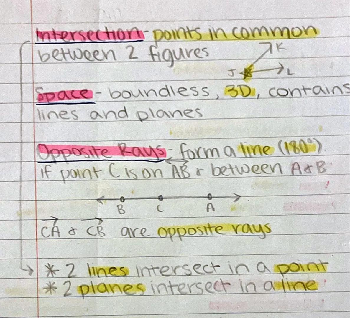 NOTES

Geometry 8/29 Ch:1.1

Axiom = postulate

BASED ON.۰۰

Undefined Terms -

•no formal def

• agreed upon meaning

•point, line, plane

