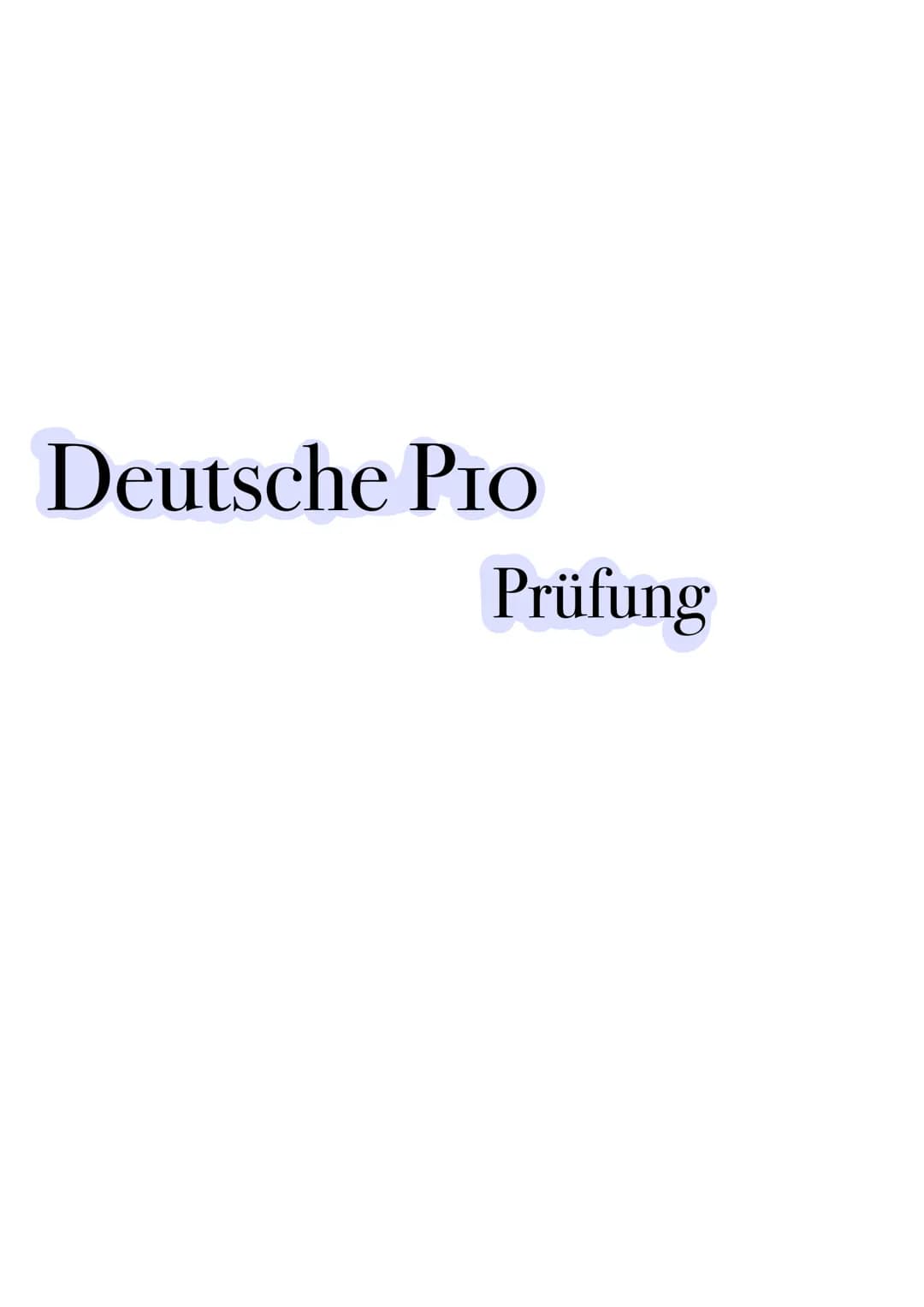 Deutsche Pio

Prüfung Satzglieder

Subjekt: Wer oder Was?

Pradikat: Was geschieht/Was passiert?

Objekt:

-Akkusativ: Wen oder Was?

-Dativ